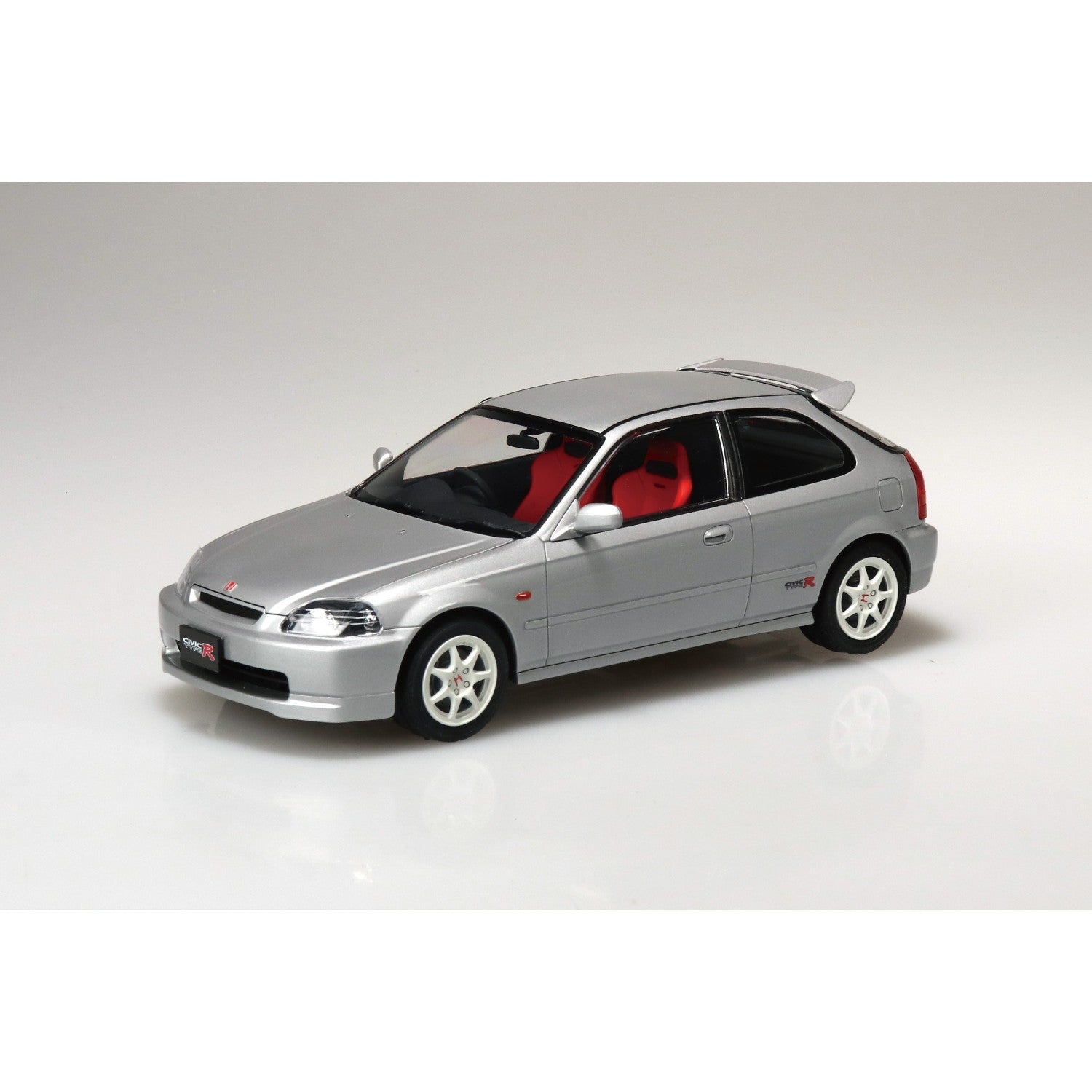 【予約安心出荷】[PTM] 楽プラ スナップカー No.09-VS 1/24 EK9 シビック タイプR 1997 ボーグシルバーメタリック プラモデル(068434) アオシマ(2026年10月)