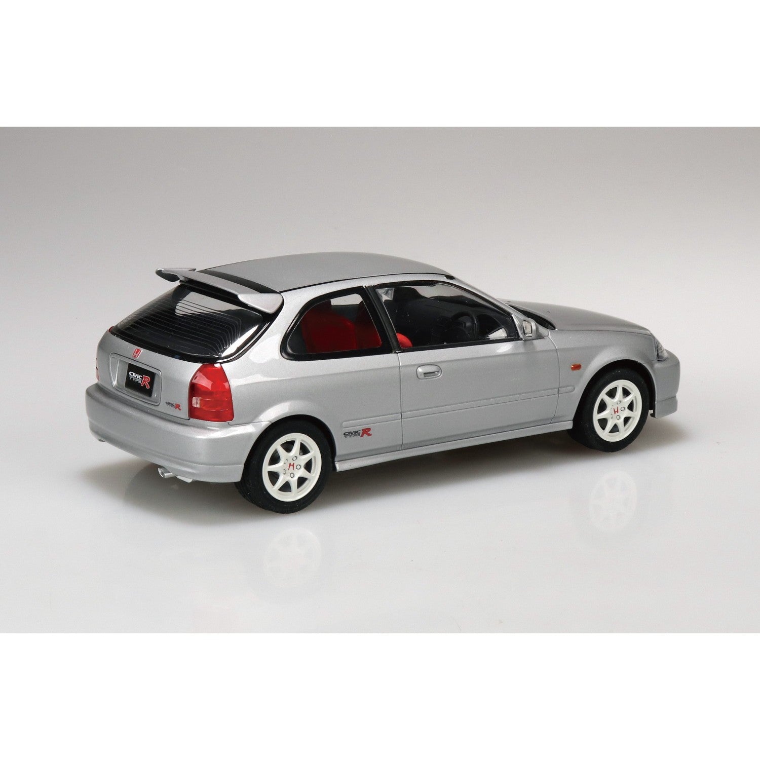 【予約安心出荷】[PTM] 楽プラ スナップカー No.09-VS 1/24 EK9 シビック タイプR 1997 ボーグシルバーメタリック プラモデル(068434) アオシマ(2026年10月)