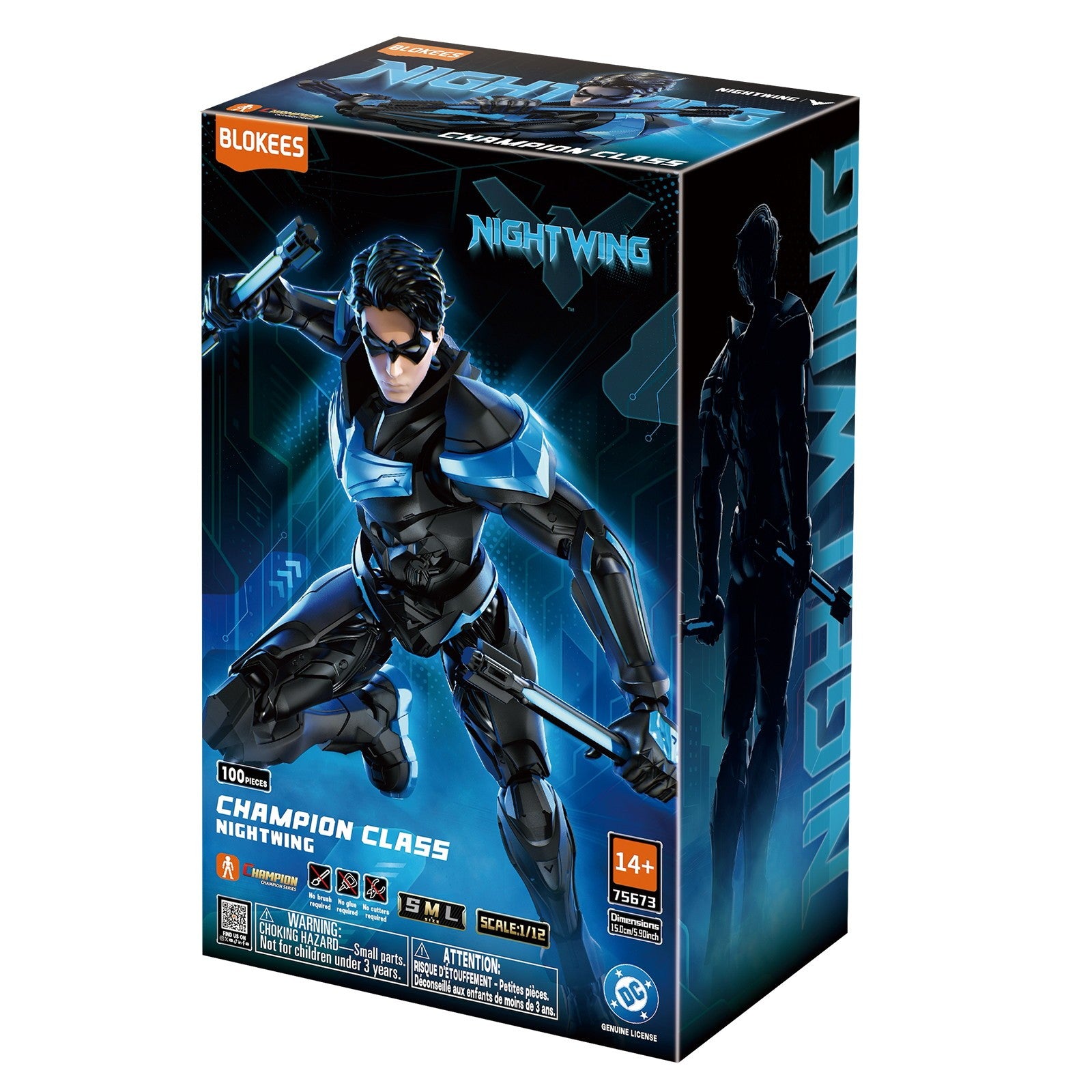 【予約安心出荷】[PTM] モデルキット DC CC03 ナイトウィング バットマン プラモデル Blokees(ブローキーズ)(2026年7月)