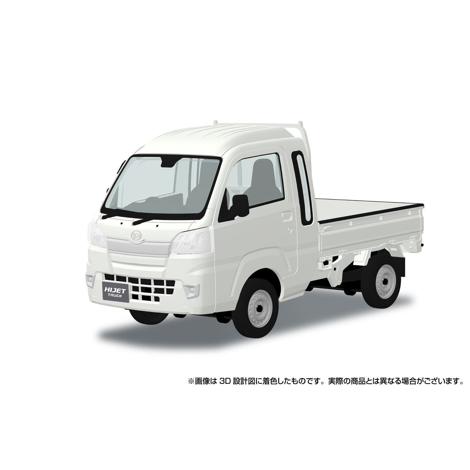 【予約安心出荷】[PTM] 楽プラ スナップキット No.29-WE 1/32 ダイハツ S500P ハイゼット トラック ジャンボ(ホワイト) プラモデル(201923) アオシマ(2026年10月)