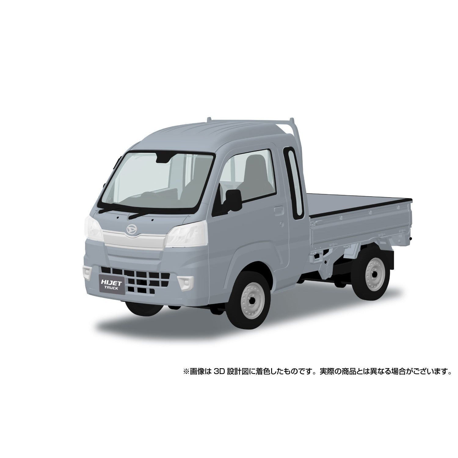 【予約安心出荷】[PTM] 楽プラ スナップキット No.29-BS 1/32 ダイハツ S500P ハイゼット トラック ジャンボ(ブライトシルバーメタリック) プラモデル(201930) アオシマ(2026年10月)