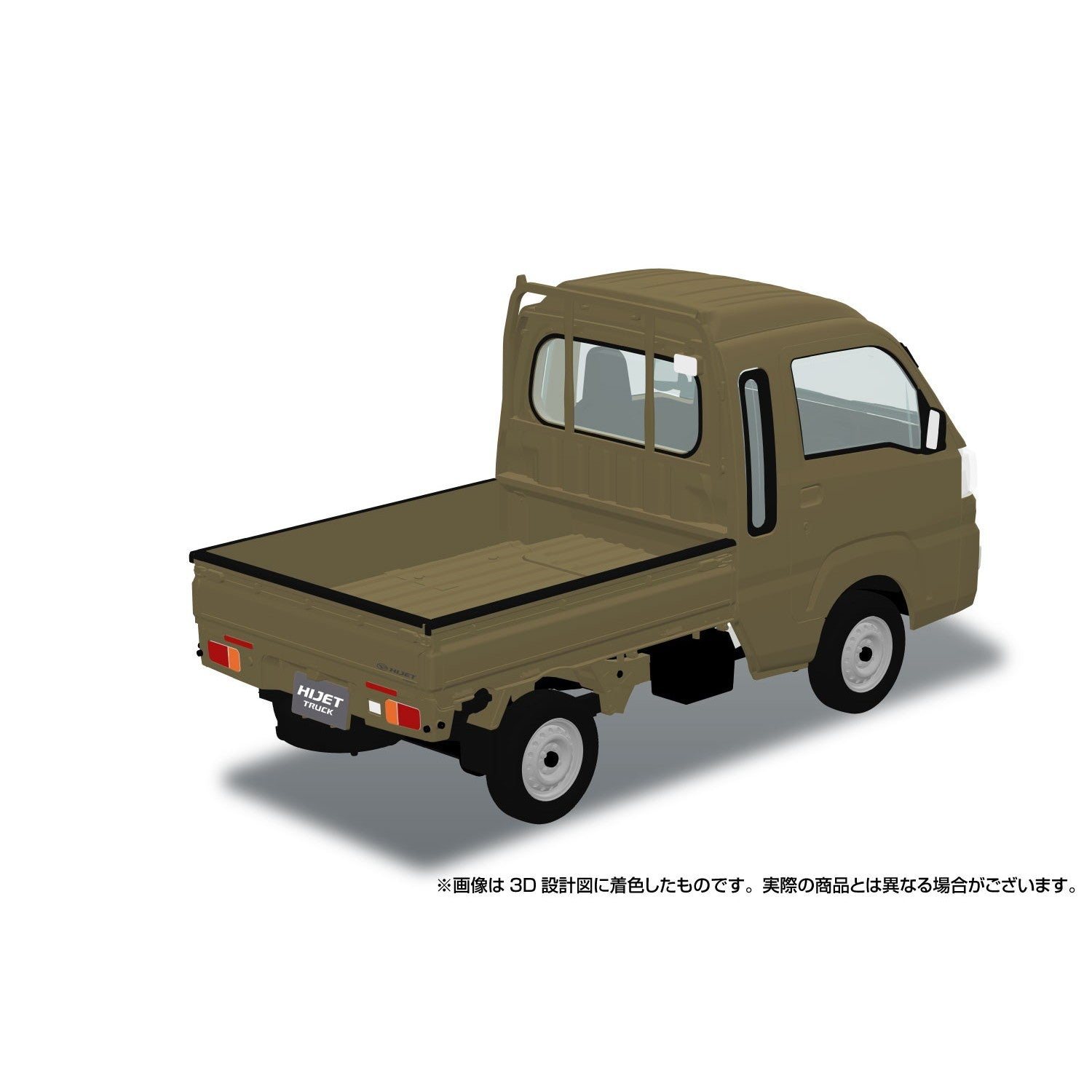 【予約安心出荷】[PTM] 楽プラ スナップキット No.29-OK 1/32 ダイハツ S500P ハイゼット トラック ジャンボ(オフビートカーキメタリック) プラモデル(201947) アオシマ(2026年10月)