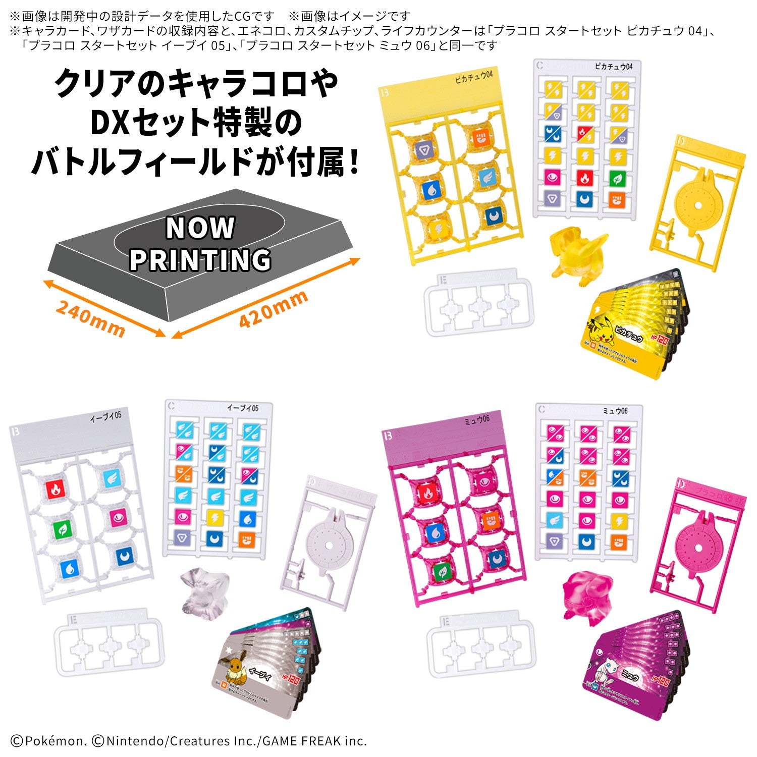 【予約安心出荷】[PTM] プラコロ DXスタートセット 01 ～ピカチュウ・イーブイ・ミュウ～ ポケットモンスター プラモデル バンダイスピリッツ(2026年12月)