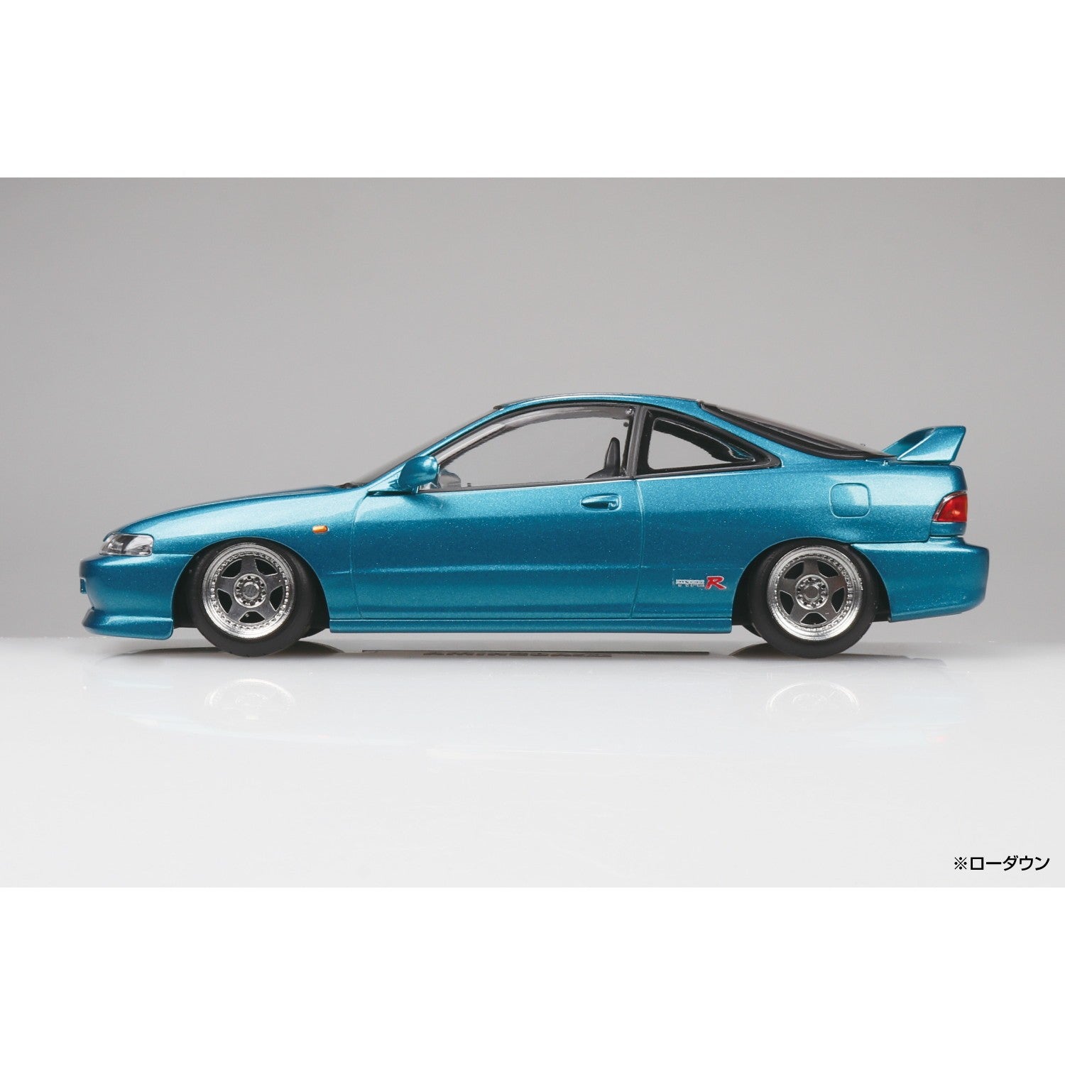 【予約安心出荷】[PTM] 楽プラ スナップキット No.22CU-MG 1/32 ホンダ DC2 インテグラ タイプR カスタムホイール(メタリックグリーン) プラモデル(206348) アオシマ(2026年10月)