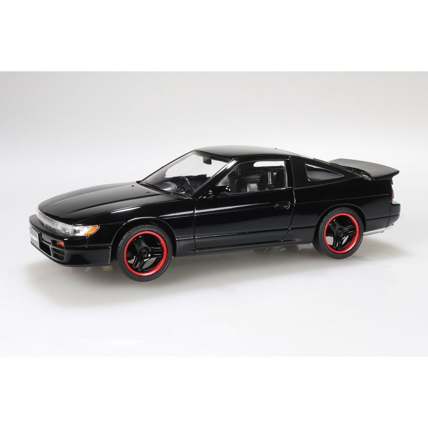 【予約安心出荷】[PTM] 楽プラ スナップキット No.27CU-BK 1/32 ニッサン シルエイティ カスタム(ブラック) プラモデル(206362) アオシマ(2026年10月)