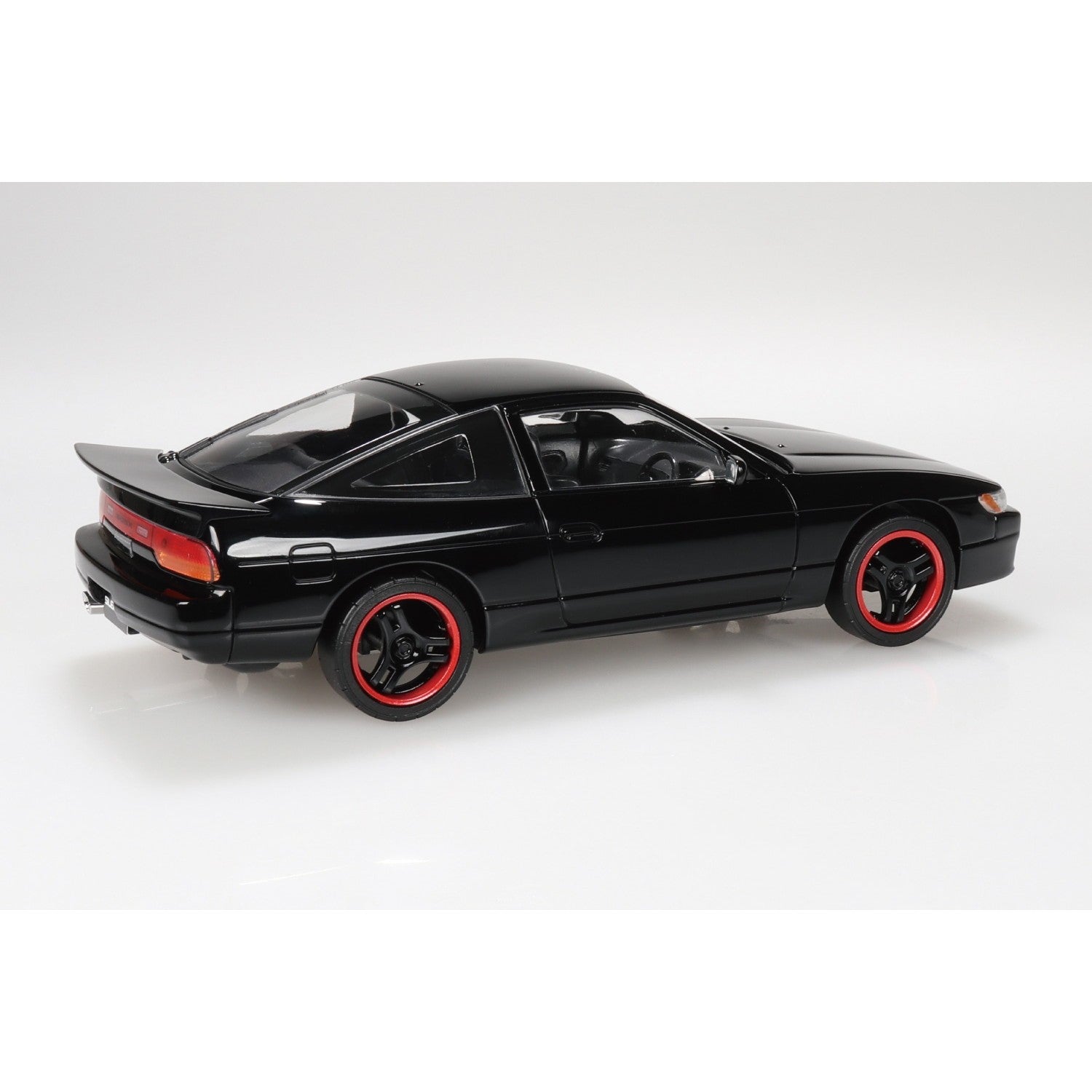【予約安心出荷】[PTM] 楽プラ スナップキット No.27CU-BK 1/32 ニッサン シルエイティ カスタム(ブラック) プラモデル(206362) アオシマ(2026年10月)