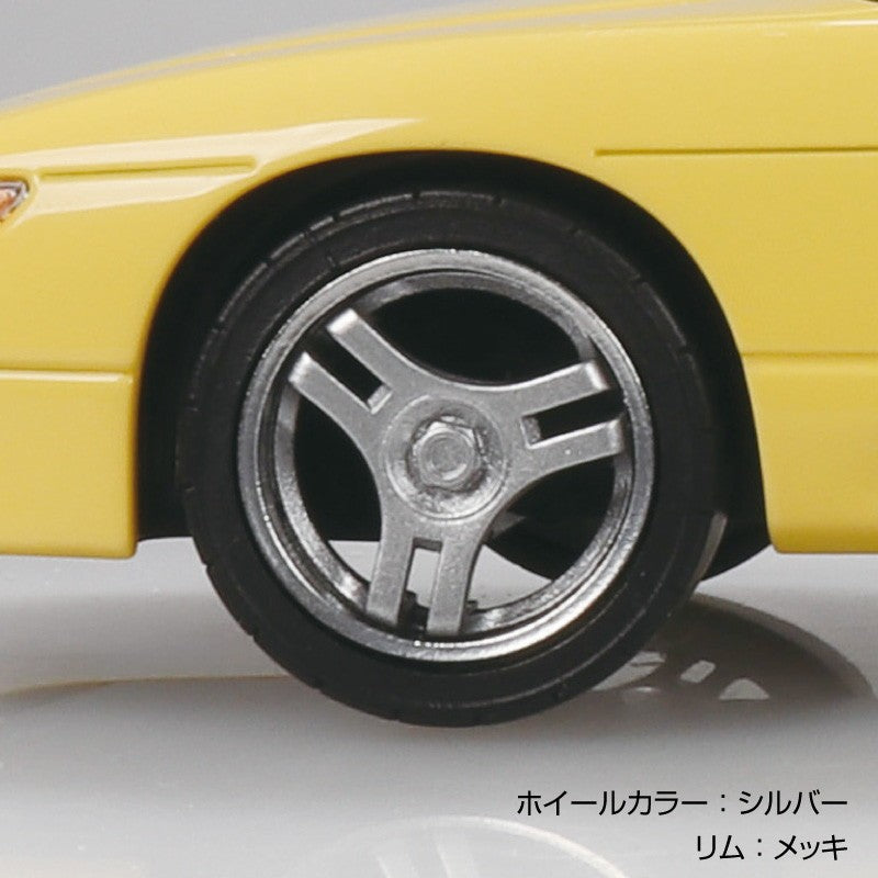 【予約安心出荷】[PTM] 楽プラ スナップキット No.27CU-YW 1/32 ニッサン シルエイティ カスタム(イエロー) プラモデル(206379) アオシマ(2026年10月)