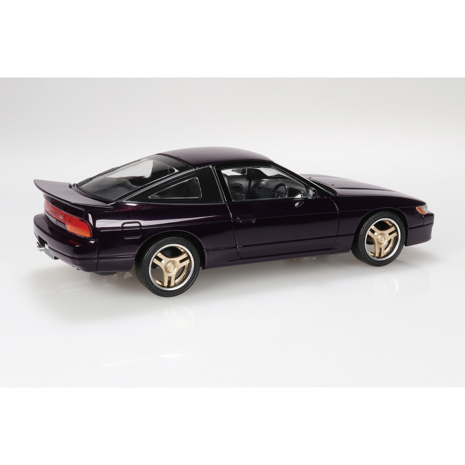 【予約安心出荷】[PTM] 楽プラ スナップキット No.27CU-MP 1/32 ニッサン シルエイティ カスタム(メタリックパープル) プラモデル(206386) アオシマ(2026年10月)