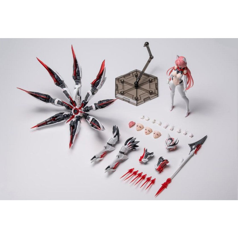 【予約安心出荷】[PTM] ライトピンク髪パーツ&カード付属 A.T.K.GIRL(A.T.Kガール) 1/12 九尾の狐・妲己(だっき) プラスチックモデルキット 豪華版 プラモデル SOSKILL(ソースキル)/御模道(EASTERN MODEL)(2026年9月)
