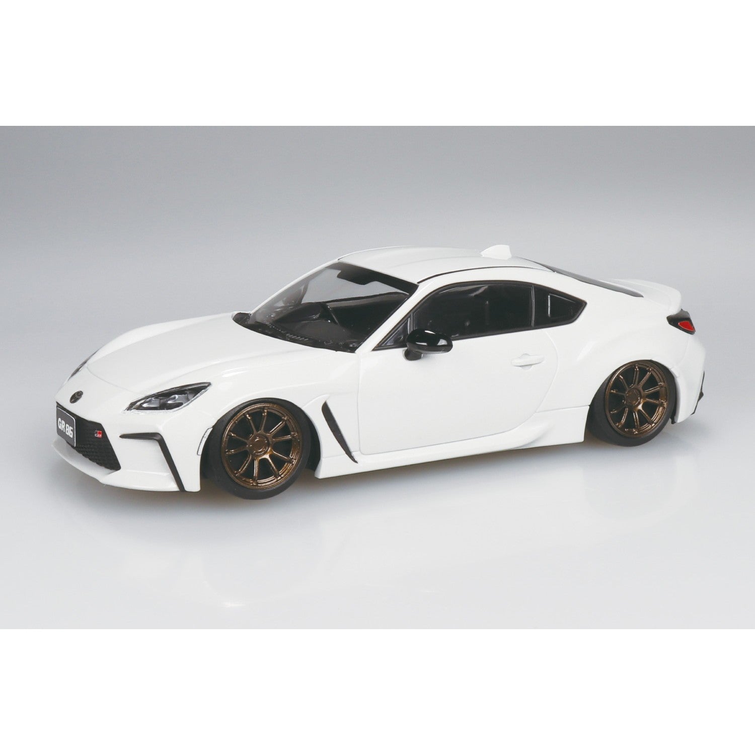 【予約安心出荷】[PTM] 楽プラ スナップキット No.10CU-CW 1/32 トヨタ GR86 2021 カスタムホイール(クリスタルホワイトパール) プラモデル(206270) アオシマ(2026年11月)