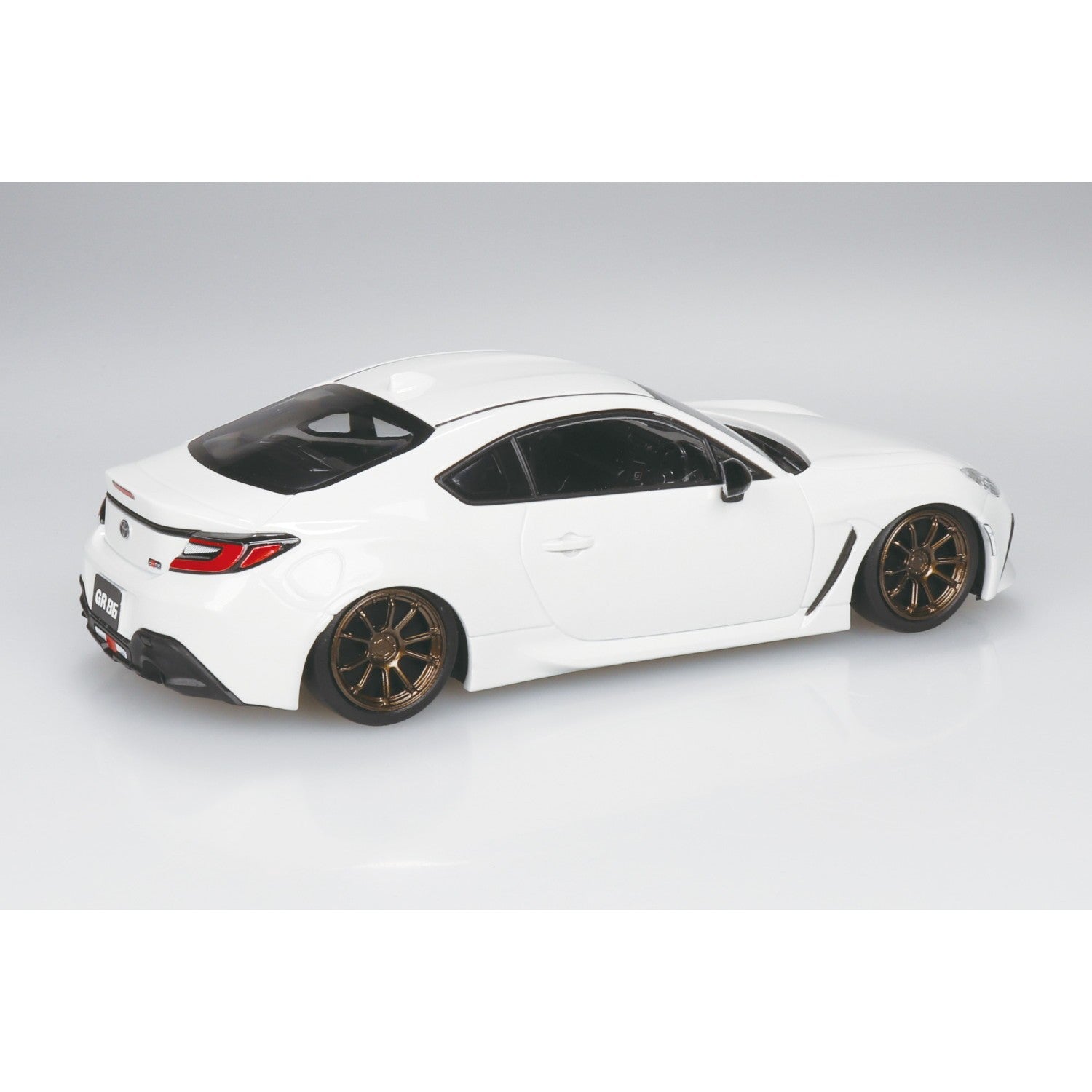 【予約安心出荷】[PTM] 楽プラ スナップキット No.10CU-CW 1/32 トヨタ GR86 2021 カスタムホイール(クリスタルホワイトパール) プラモデル(206270) アオシマ(2026年11月)