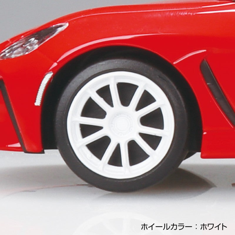 【予約安心出荷】[PTM] 楽プラ スナップキット No.10CU-SR 1/32 トヨタ GR86 2021 カスタムホイール(スパークレッド) プラモデル(206287) アオシマ(2026年11月)