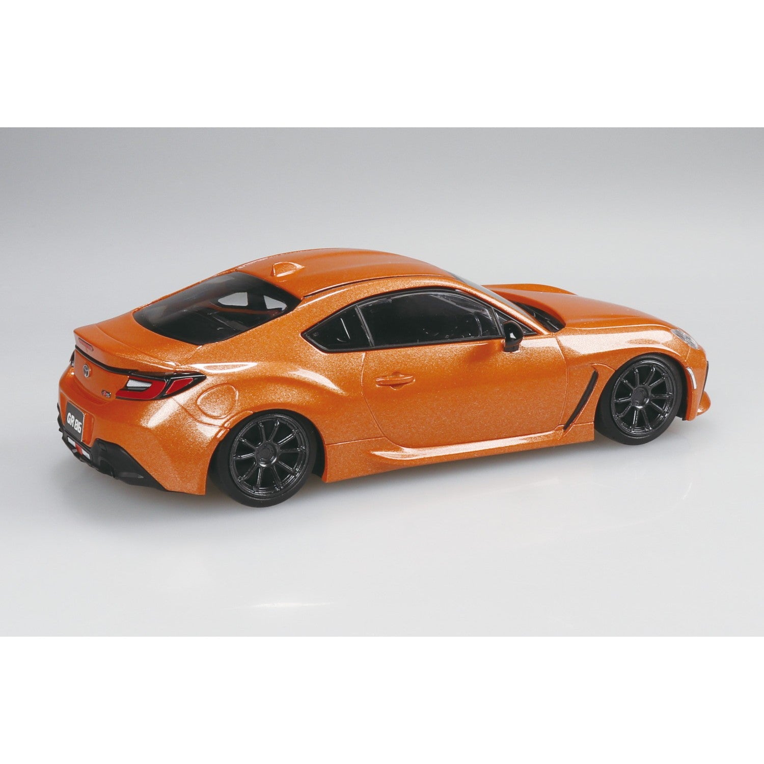 【予約安心出荷】[PTM] 楽プラ スナップキット No.10CU-FO 1/32 トヨタ GR86 2021 カスタムホイール(フレイムオレンジ) プラモデル(206300) アオシマ(2026年11月)