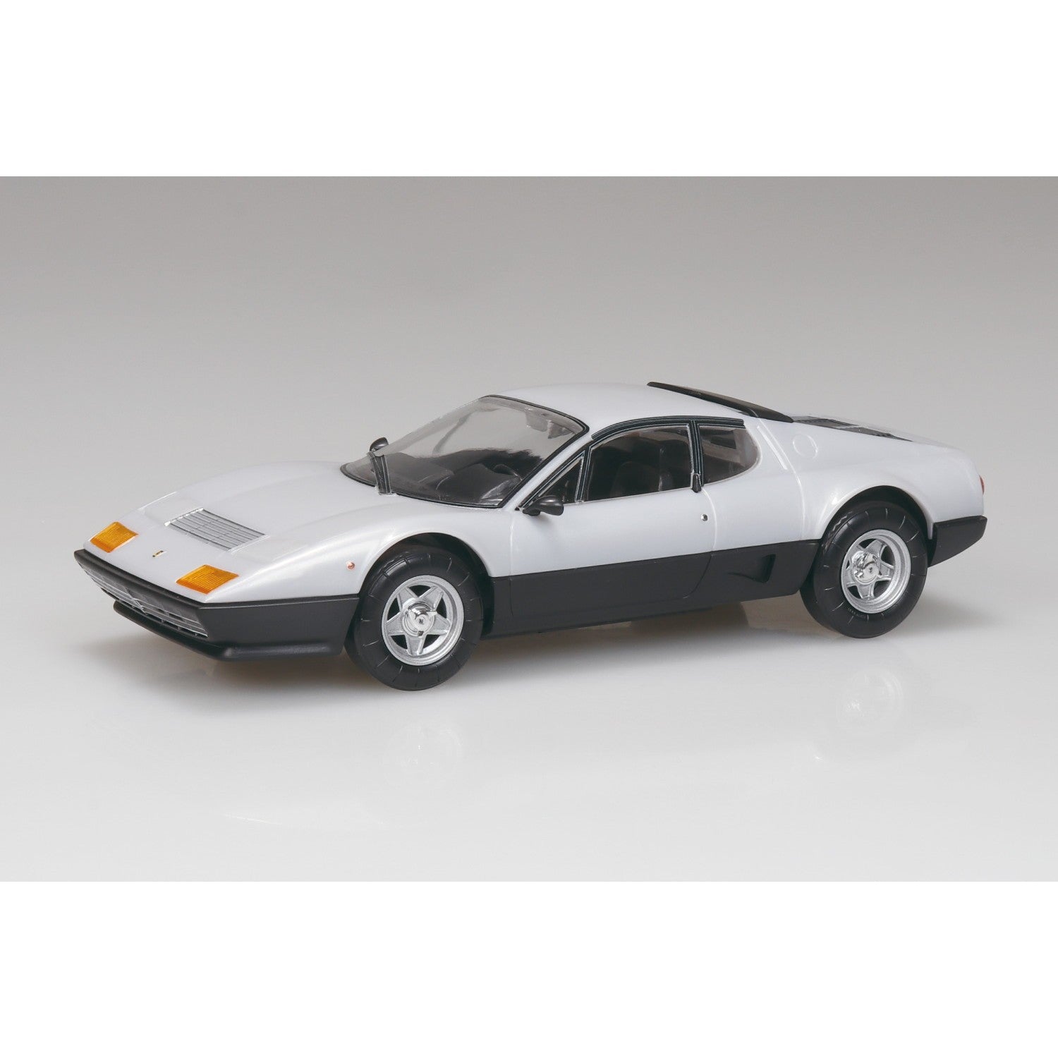 【予約安心出荷】[PTM] 楽プラ スナップキット No.26-SR 1/32 フェラーリ 512 BB(シルバー) プラモデル(201770) アオシマ(2026年11月)