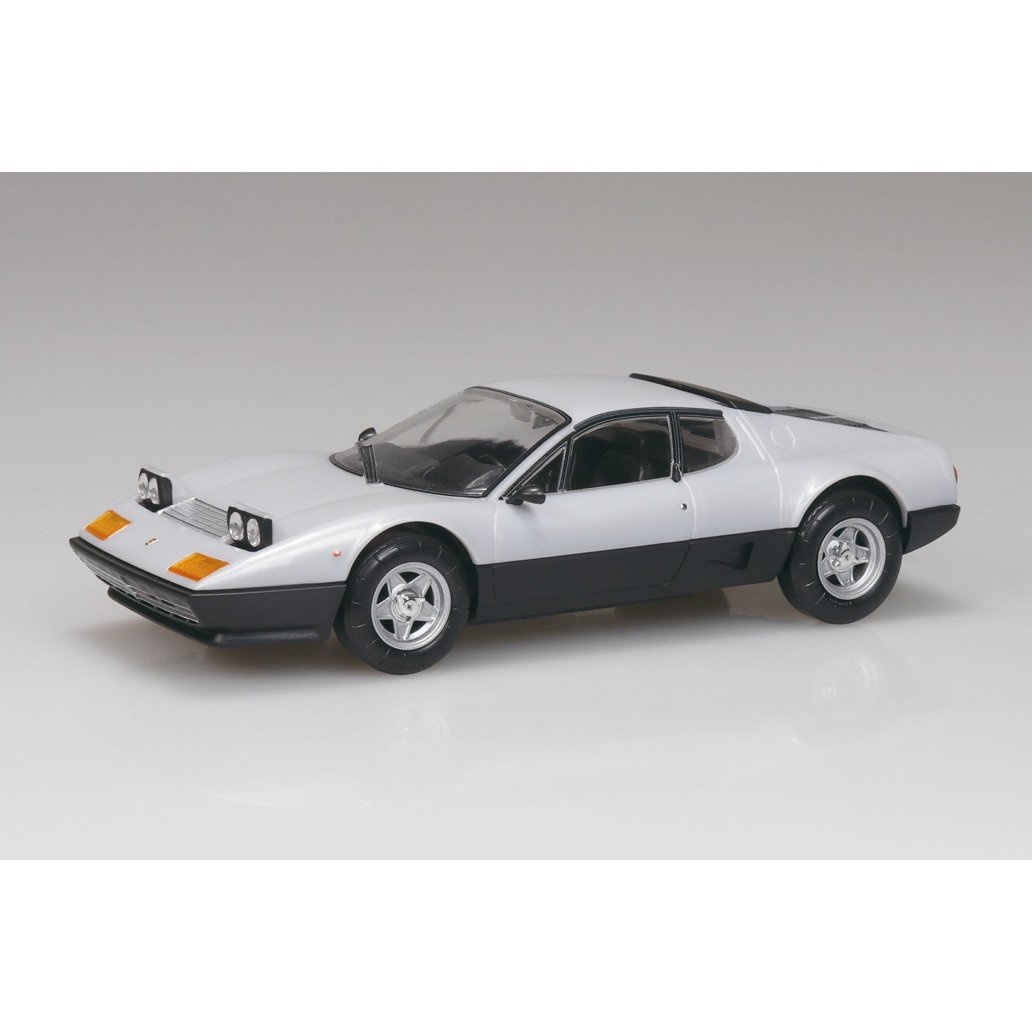 【予約安心出荷】[PTM] 楽プラ スナップキット No.26-SR 1/32 フェラーリ 512 BB(シルバー) プラモデル(201770) アオシマ(2026年11月)