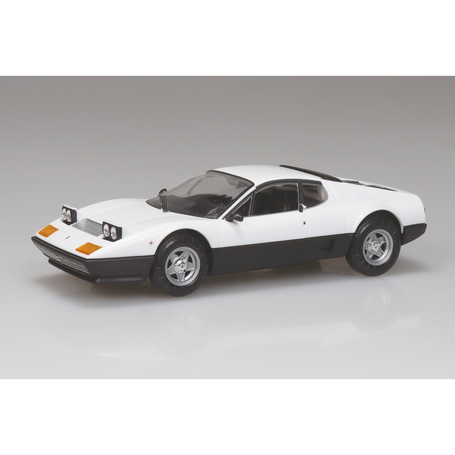 【予約安心出荷】[PTM] 楽プラ スナップキット No.26-WE 1/32 フェラーリ 512 BB(ホワイト) プラモデル(201787) アオシマ(2026年11月)