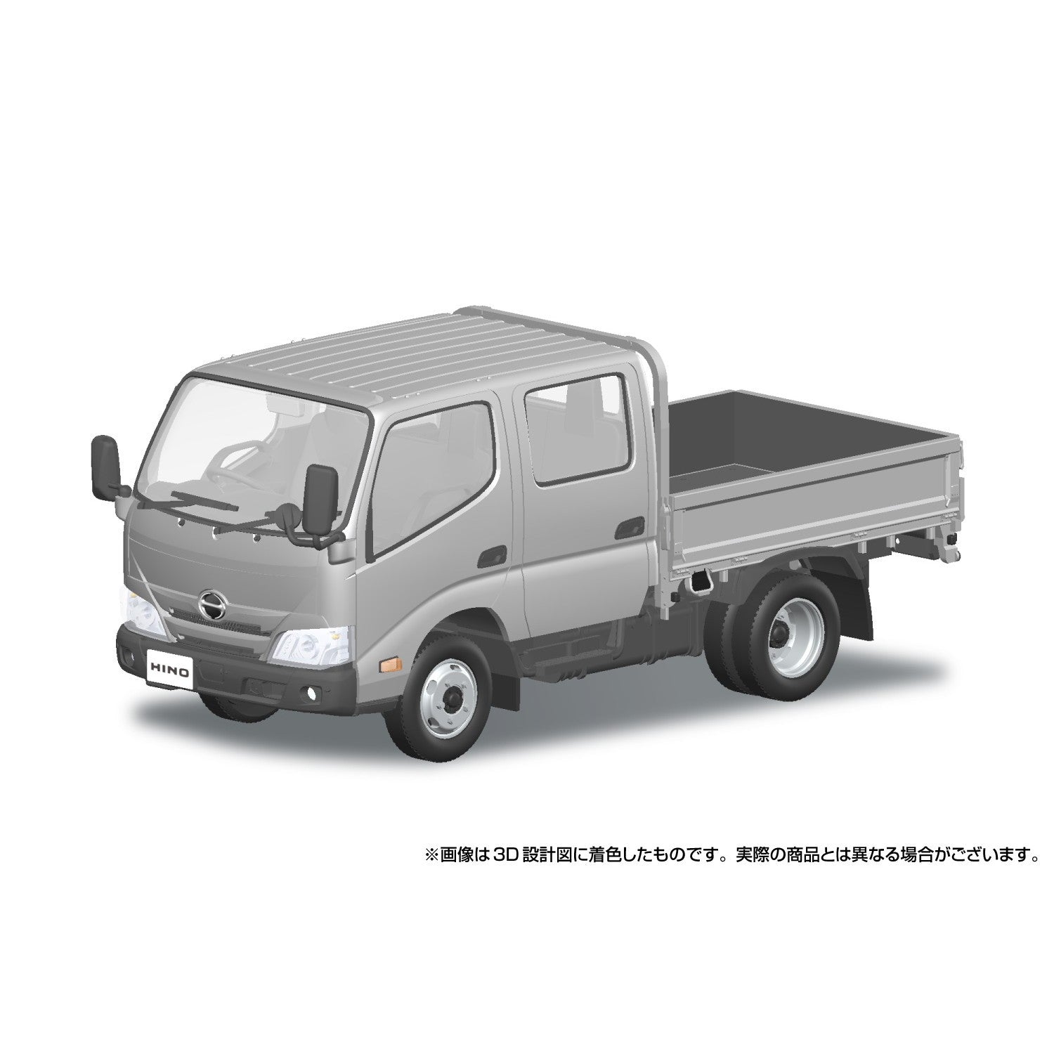【予約安心出荷】[PTM] 楽プラ スナップキット No.31-SV 1/32 日野 デュトロ ダブルキャブ(シルバー) プラモデル(200117) アオシマ(2026年11月)