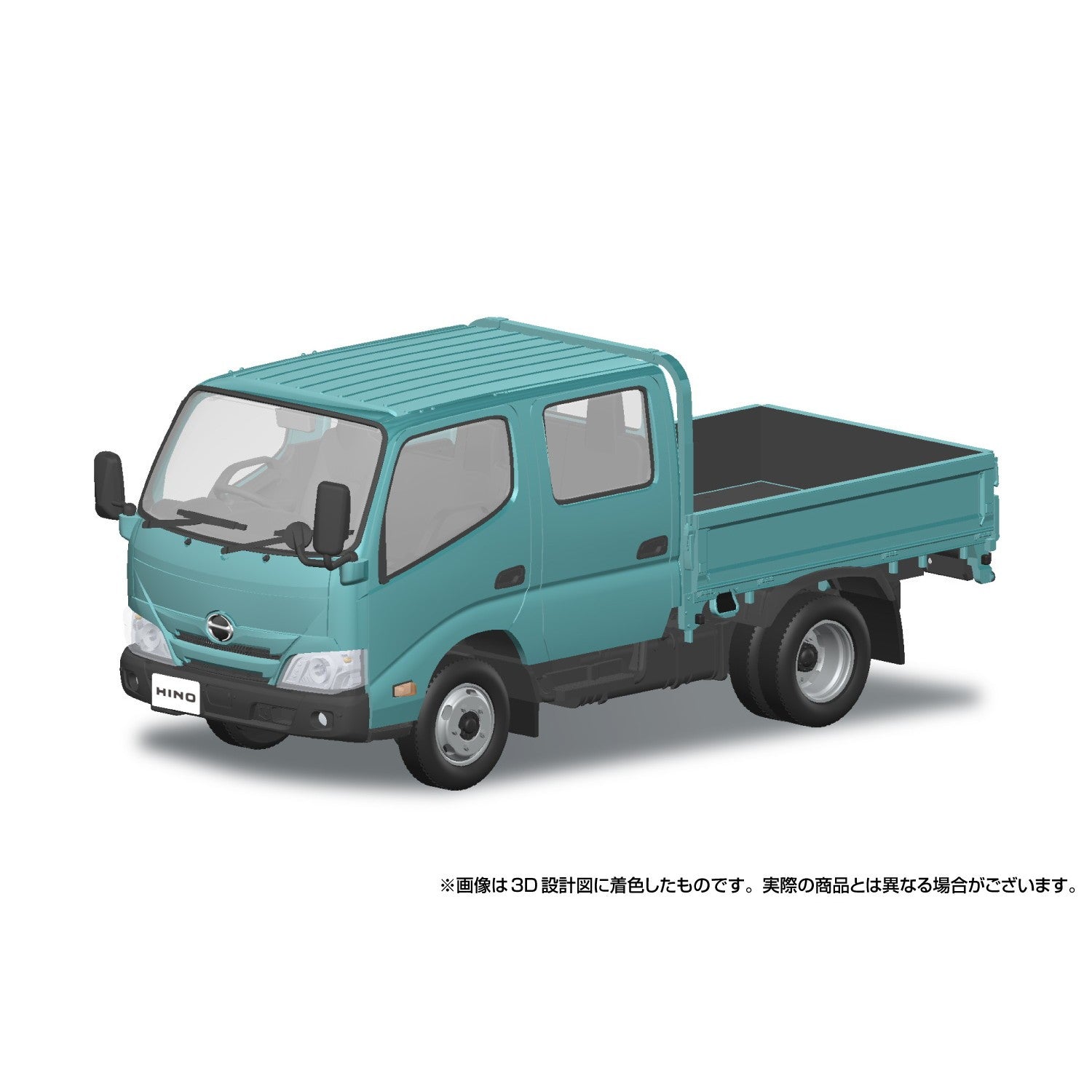 【予約安心出荷】[PTM] 楽プラ スナップキット No.31-TE 1/32 日野 デュトロ ダブルキャブ(ターコイズ) プラモデル(200124) アオシマ(2026年11月)