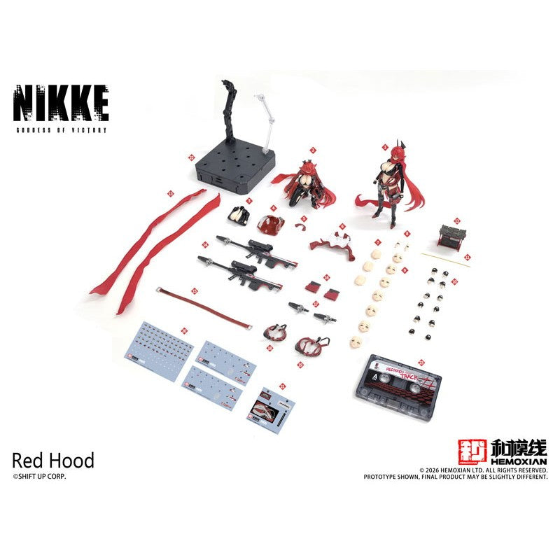【予約安心出荷】[PTM] カセットテープ付属 1/12 レッドフード 勝利の女神:NIKKE(ニケ) プラスチックキット プラモデル 和模線(ワモセン)(2026年12月)