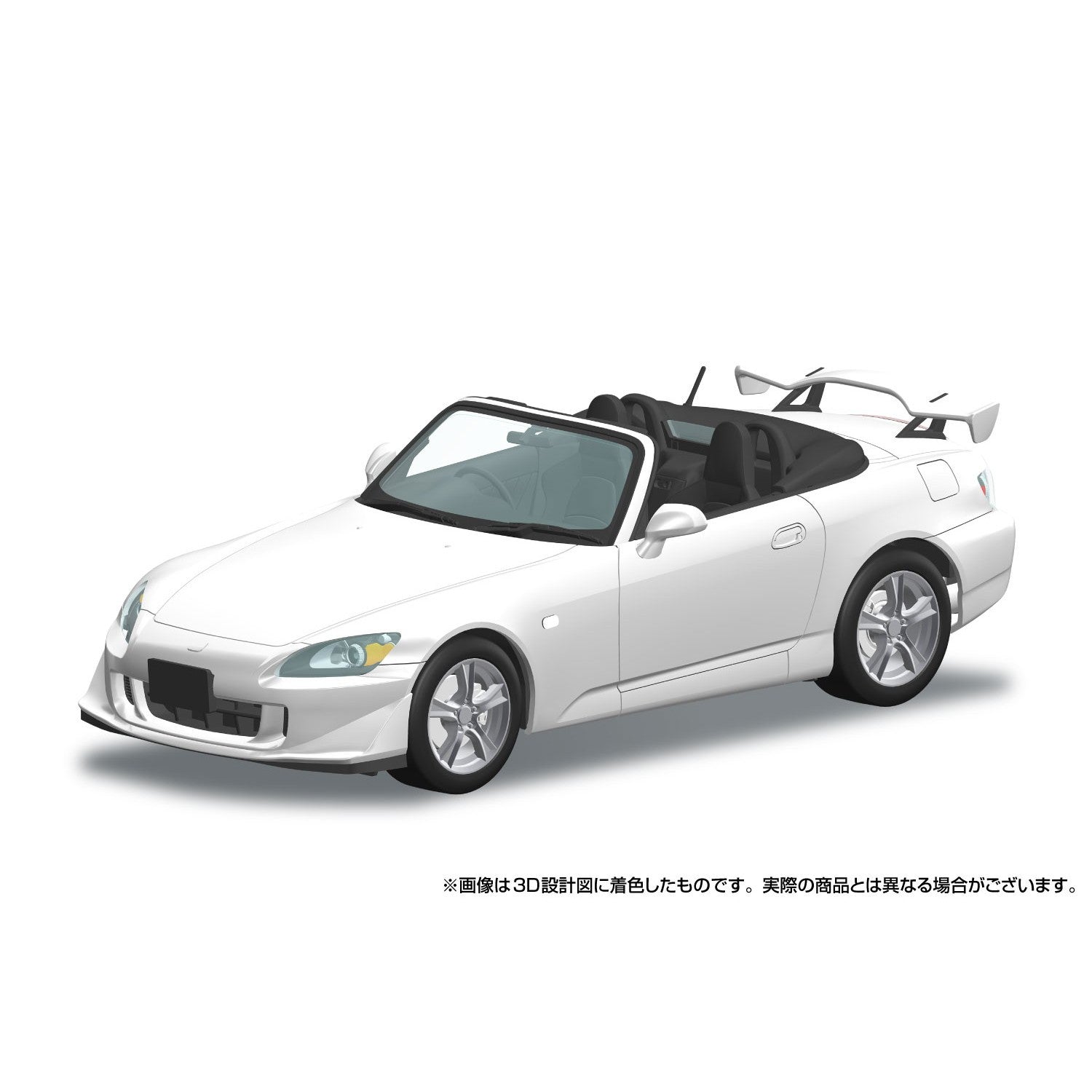 【予約安心出荷】[PTM] 楽プラ スナップカー No.10-GW 1/24 AP2 S2000 TYPE S 2007 グランプリホワイト プラモデル(069967) アオシマ(2026年12月)