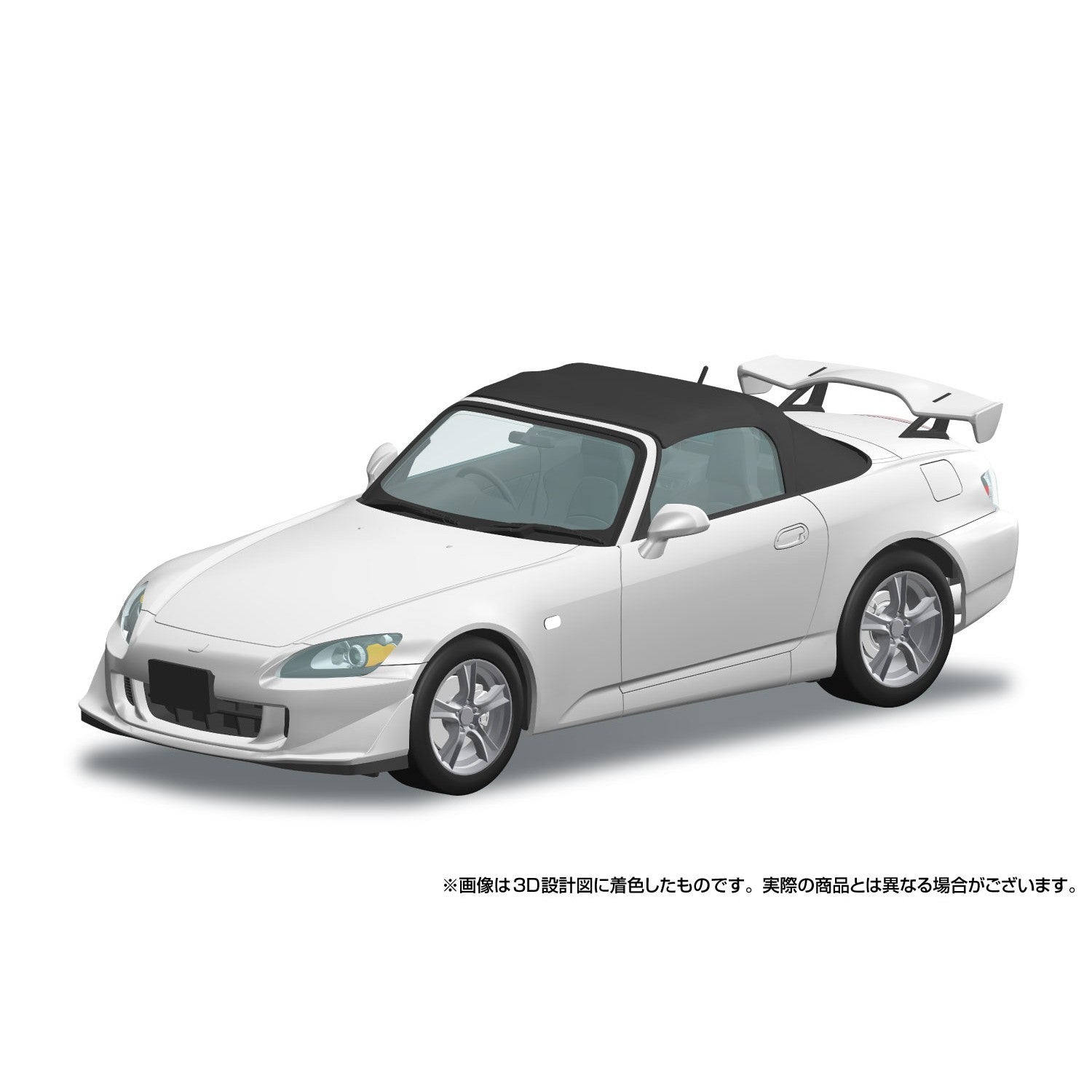 【予約安心出荷】[PTM] 楽プラ スナップカー No.10-GW 1/24 AP2 S2000 TYPE S 2007 グランプリホワイト プラモデル(069967) アオシマ(2026年12月)