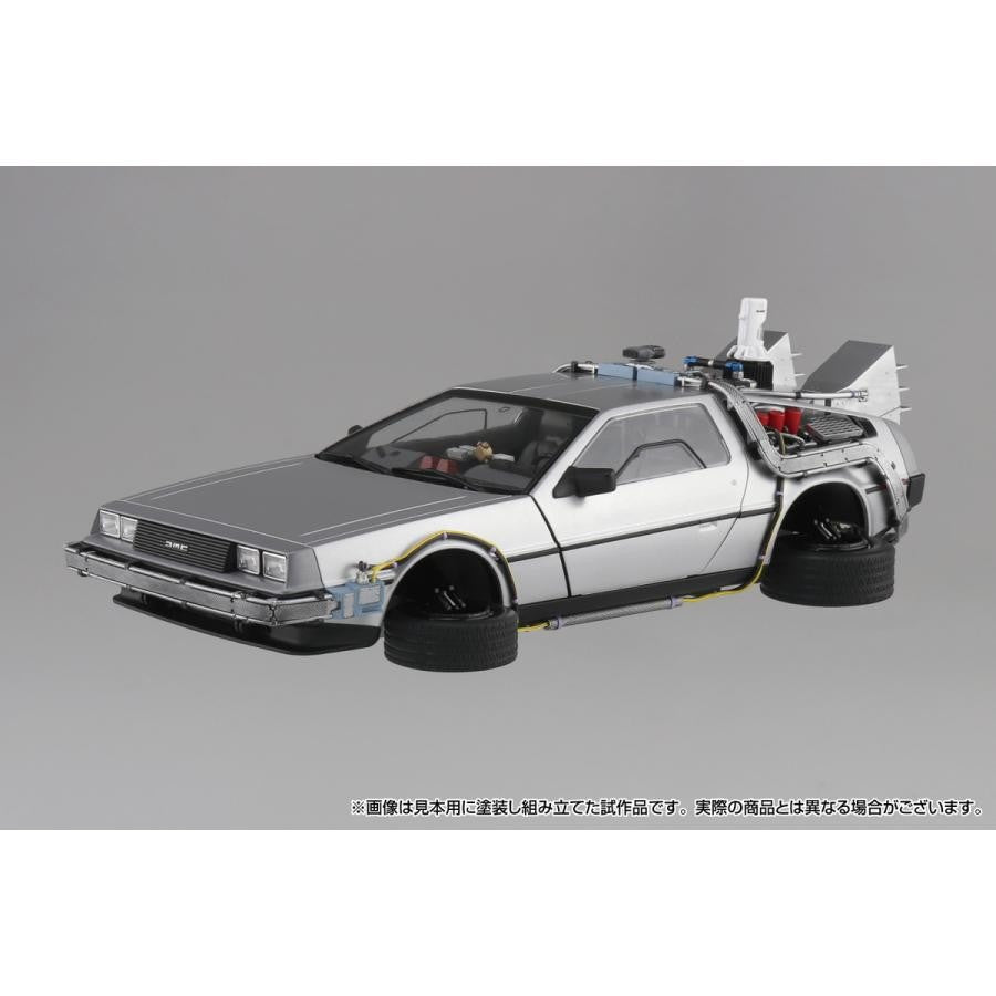 【予約安心出荷】[PTM] ムービーメカ No.BT-06 1/24 タイムマシン フィギュア付き バック・トゥ・ザ・フューチャー PartII プラモデル(205952) アオシマ(2026年11月)