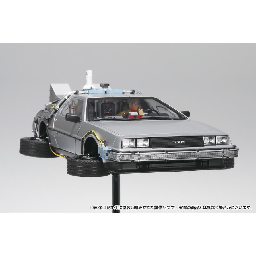 【予約安心出荷】[PTM] ムービーメカ No.BT-06 1/24 タイムマシン フィギュア付き バック・トゥ・ザ・フューチャー PartII プラモデル(205952) アオシマ(2026年11月)