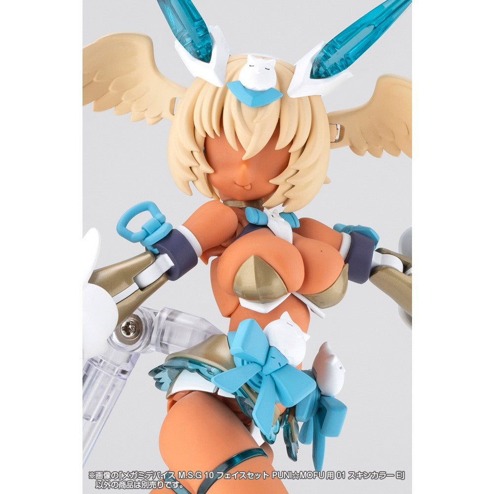 【予約安心出荷】[PTM] メガミデバイス M.S.G 10 1/1 フェイスセット PUNI☆MOFU用 01 スキンカラーE プラモデル用アクセサリ(KP908) コトブキヤ(2026年12月)