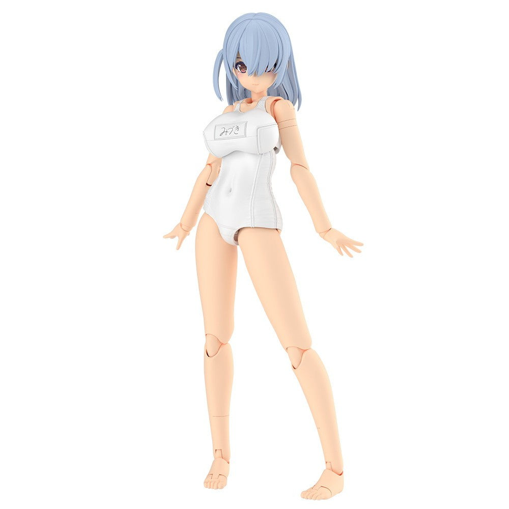 【予約安心出荷】[PTM] フレームアームズ・ガール ミヅキ School Swimsuits ホワイトVer. プラモデル(FG201) コトブキヤ(2027年3月)