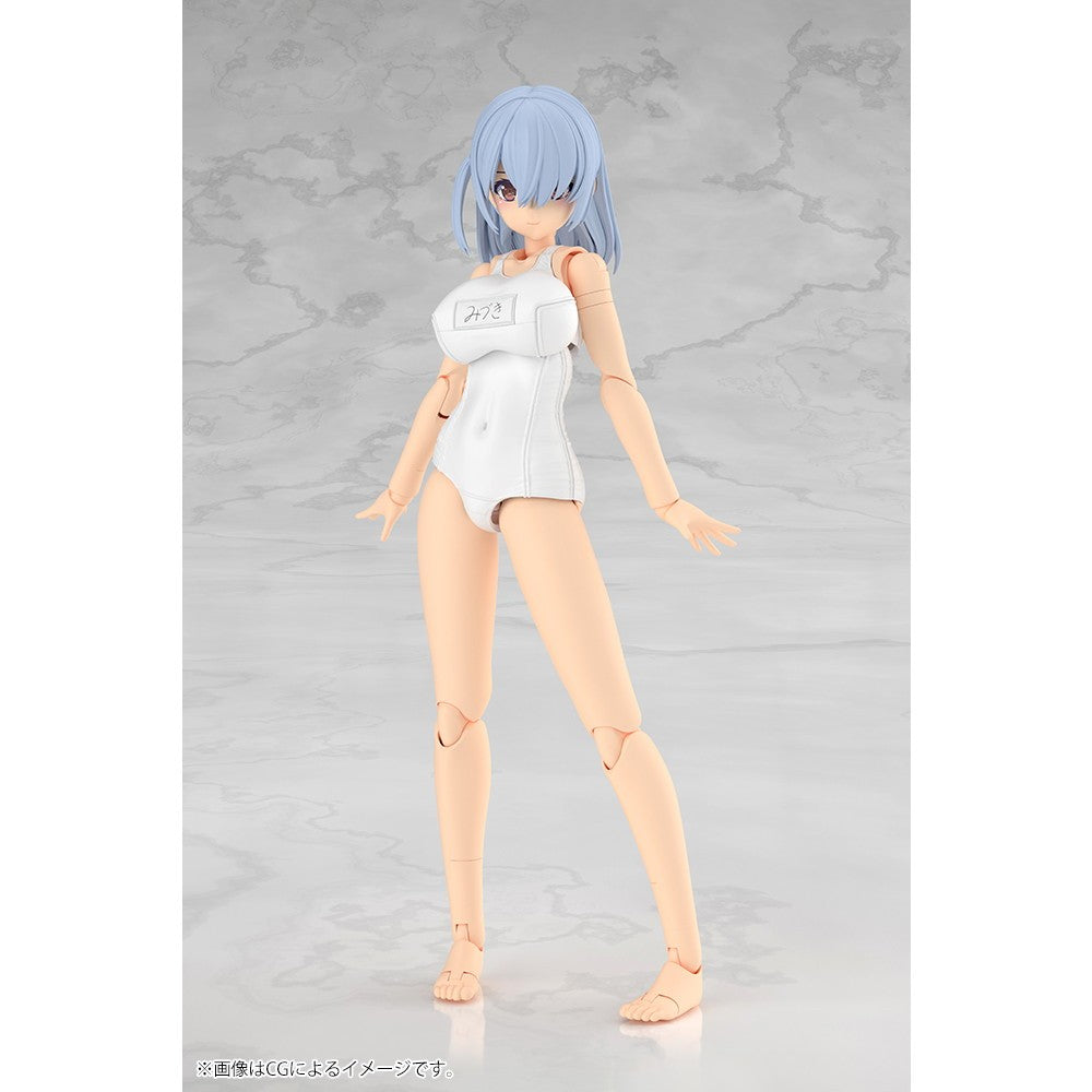 【予約安心出荷】[PTM] フレームアームズ・ガール ミヅキ School Swimsuits ホワイトVer. プラモデル(FG201) コトブキヤ(2027年3月)