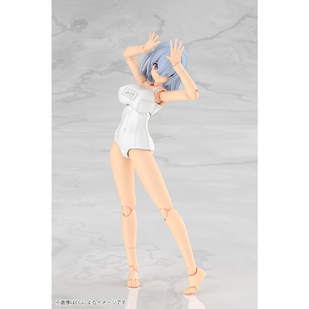 【予約安心出荷】[PTM] フレームアームズ・ガール ミヅキ School Swimsuits ホワイトVer. プラモデル(FG201) コトブキヤ(2027年3月)