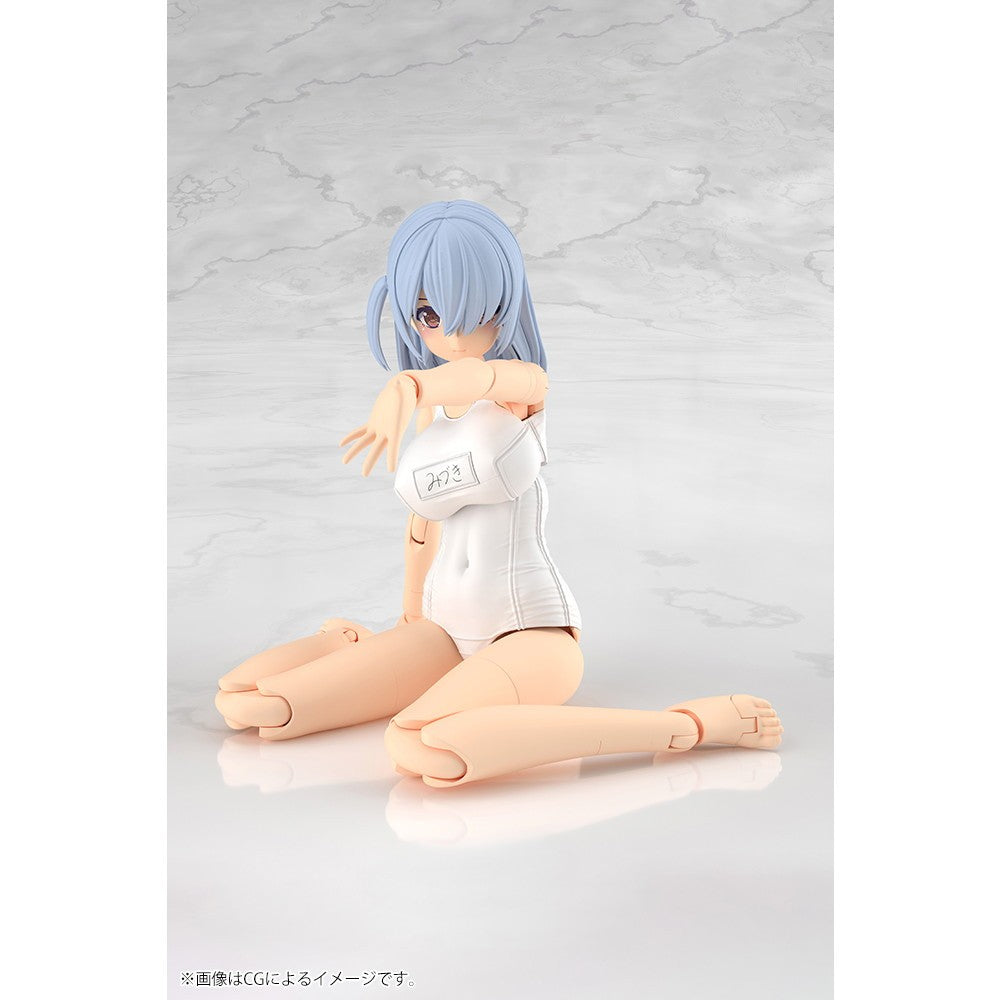 【予約安心出荷】[PTM] フレームアームズ・ガール ミヅキ School Swimsuits ホワイトVer. プラモデル(FG201) コトブキヤ(2027年3月)