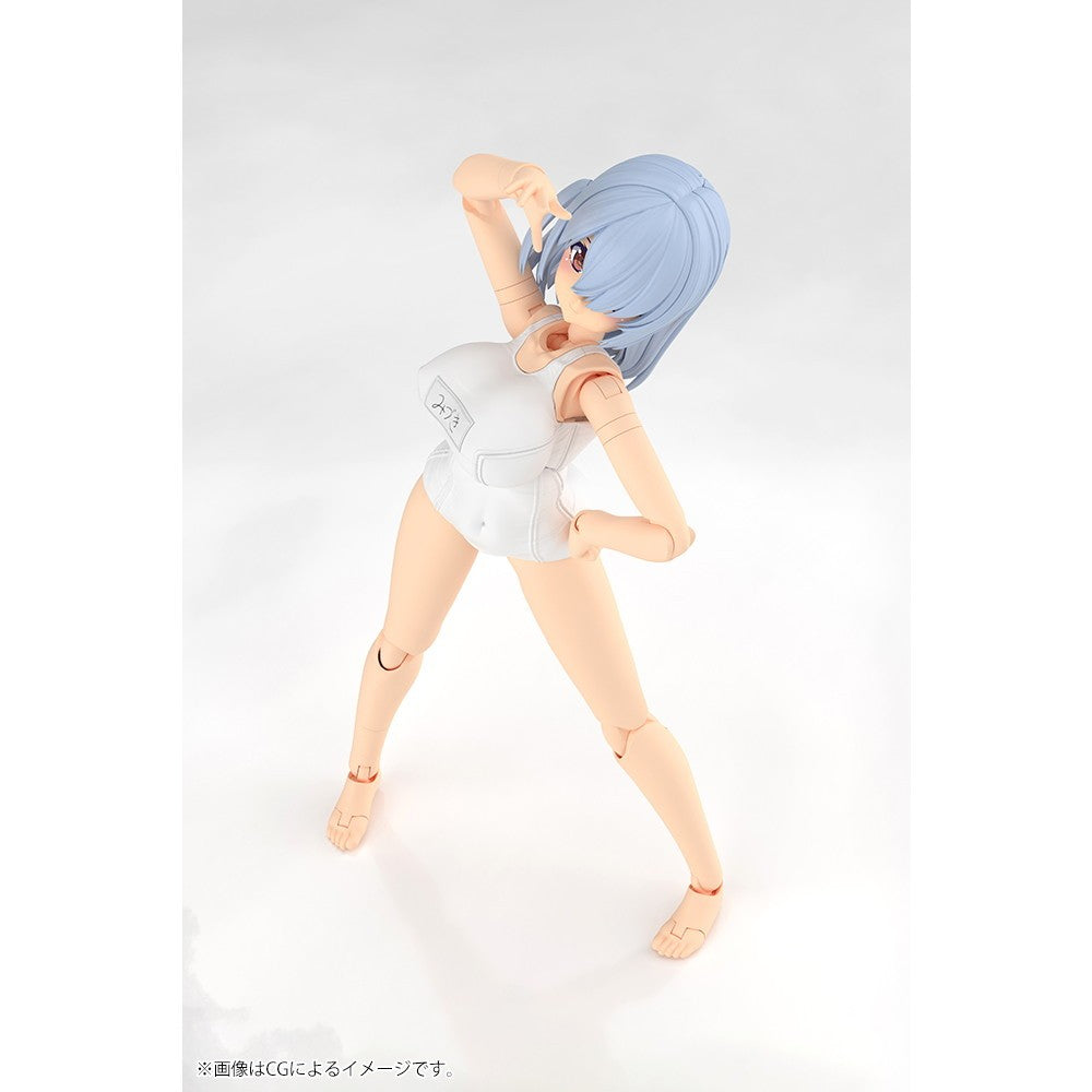 【予約安心出荷】[PTM] フレームアームズ・ガール ミヅキ School Swimsuits ホワイトVer. プラモデル(FG201) コトブキヤ(2027年3月)