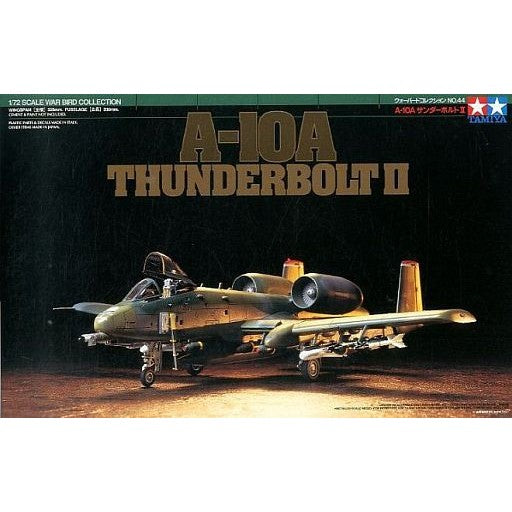 【中古即納】[PTM] ウォーバードコレクション No.44 1/72 A-10A サンダーボルトII プラモデル(60744) タミヤ(19990328)