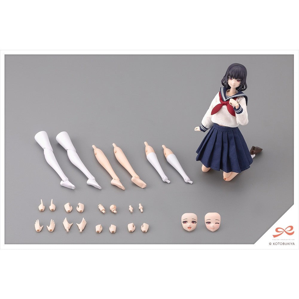 【予約安心出荷】[PTM] 創彩少女庭園 きるプラ 1/10 薬師寺久遠【桃桜高校・制服】(やくしじくおん) プラモデル(JK104) コトブキヤ(2027年4月)