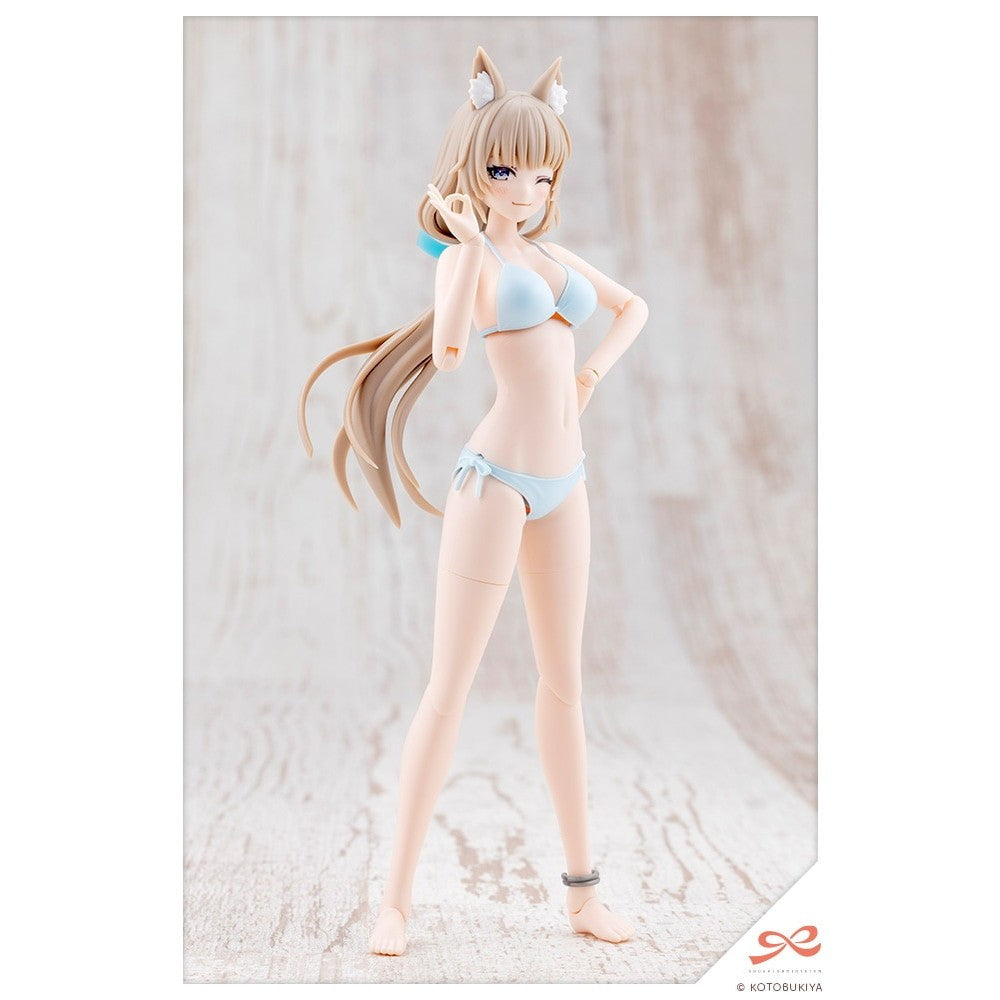 【予約安心出荷】[PTM] 創彩少女庭園 1/10 けもみみエミュレータさん【水着】 プラモデル(JK112) コトブキヤ(2027年2月)