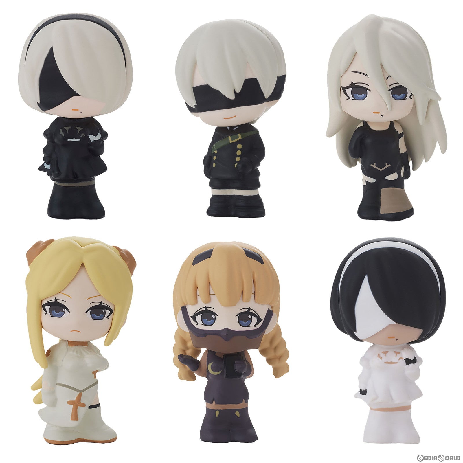 【新品即納】[SFT] (BOX) NieR:Automata(ニーアオートマタ) ソフビコレクション vol.1 ソフビフィギュア(6個) ブルーオーシャンズ(20230630)