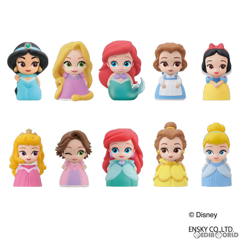 【新品即納】[SFT][BOX] (再販) ディズニープリンセス ソフビパペットマスコット ソフビフィギュア(10個) エンスカイ(20230331)