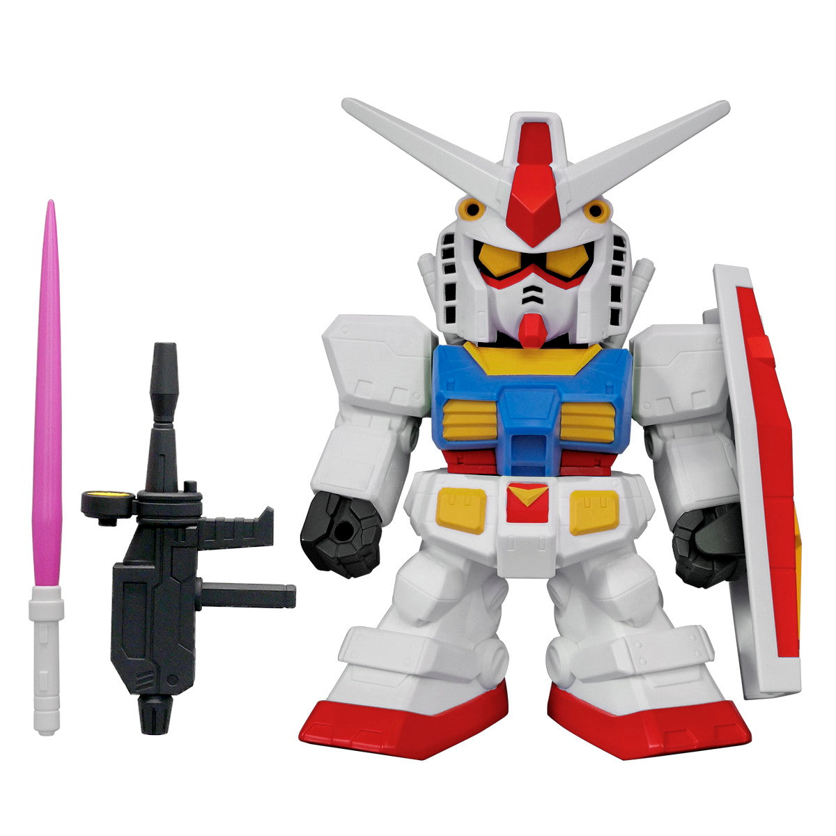 【新品即納】[SFT] (再々販) ジャンボソフビフィギュアSD RX-78-2 SDガンダム 機動戦士ガンダム 完成品 ソフビフィギュア プレックス(20251222)