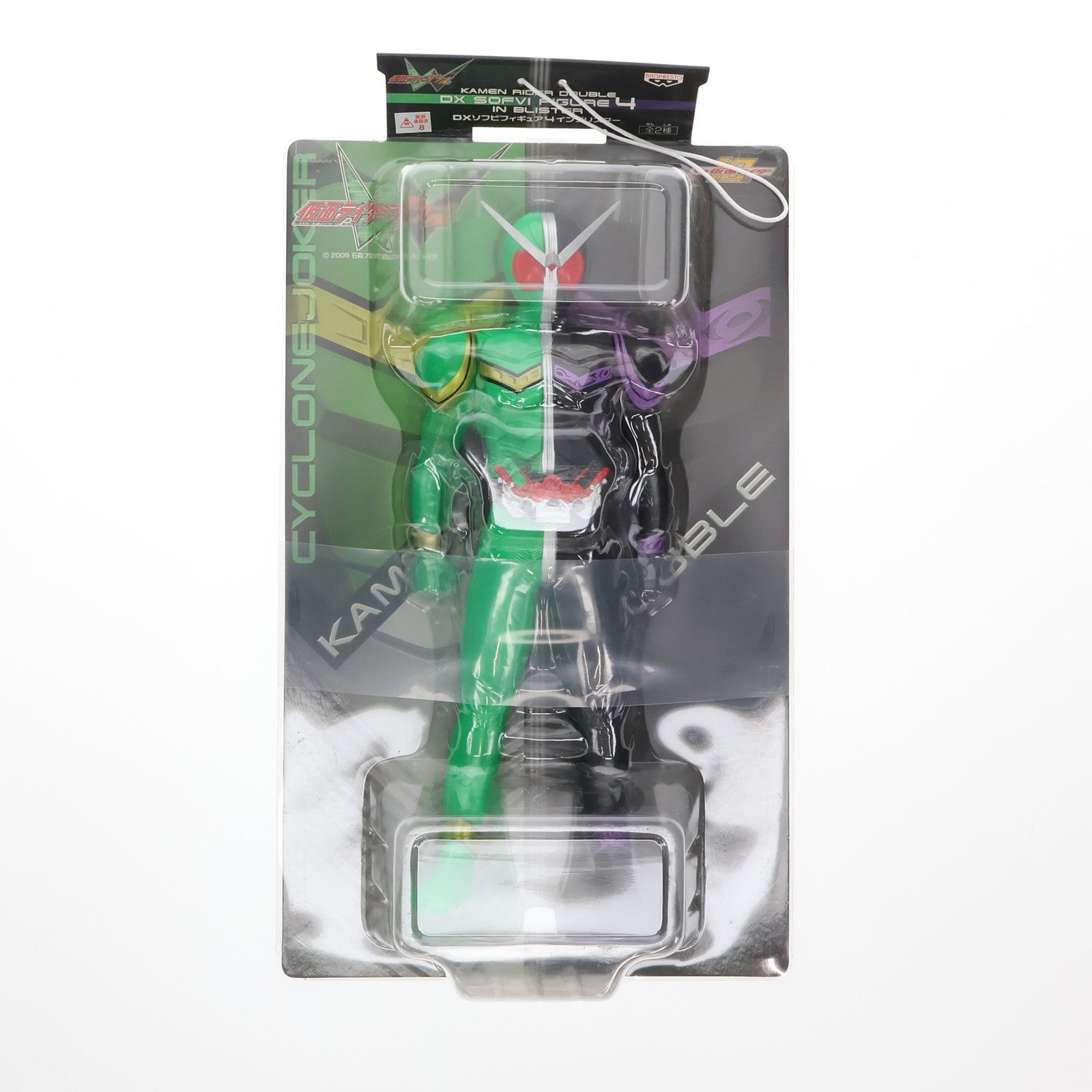 【中古即納】[SFT] サイクロンジョーカー 「仮面ライダーW」 DXソフビ4 インブリスター ソフビフィギュア プライズ(46894) バンプレスト(19991231)