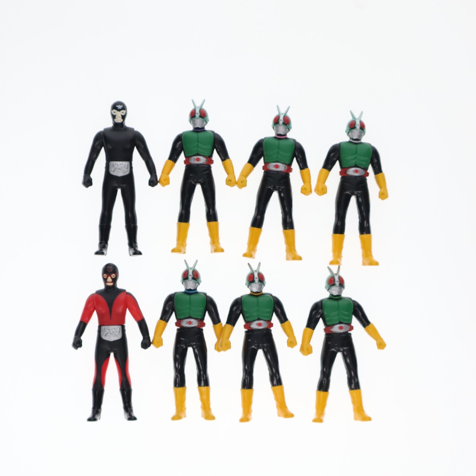 【中古即納】[SFT] フィギュア王誌上限定 悪魔の軍団ソフビセット(8体セット) 仮面ライダー 完成品 ソフビフィギュア バンダイ(19991231)