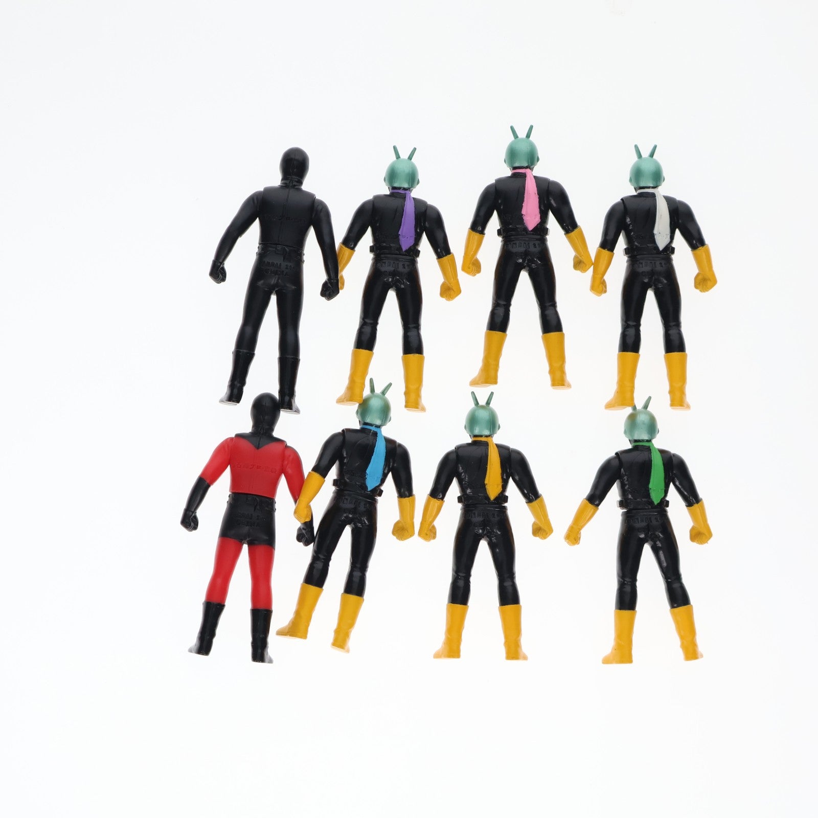 【中古即納】[SFT] フィギュア王誌上限定 悪魔の軍団ソフビセット(8体セット) 仮面ライダー 完成品 ソフビフィギュア バンダイ(19991231)