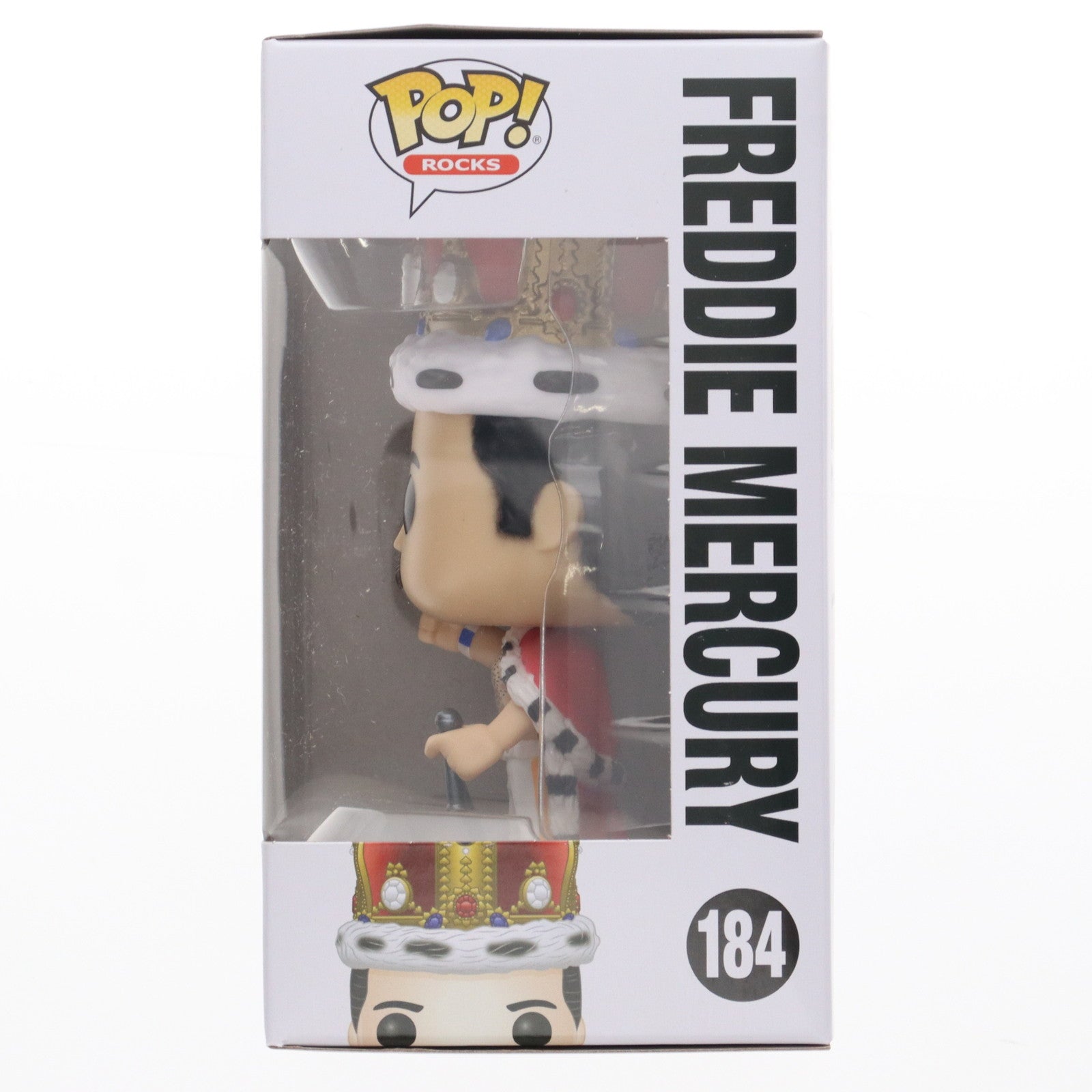【中古即納】[SFT] POP! ROCKS 184 クィーン フレディ・マーキュリー キングVer. QUEEN(クイーン) 完成品 ソフビフィギュア FUNKO(ファンコ)(20201231)