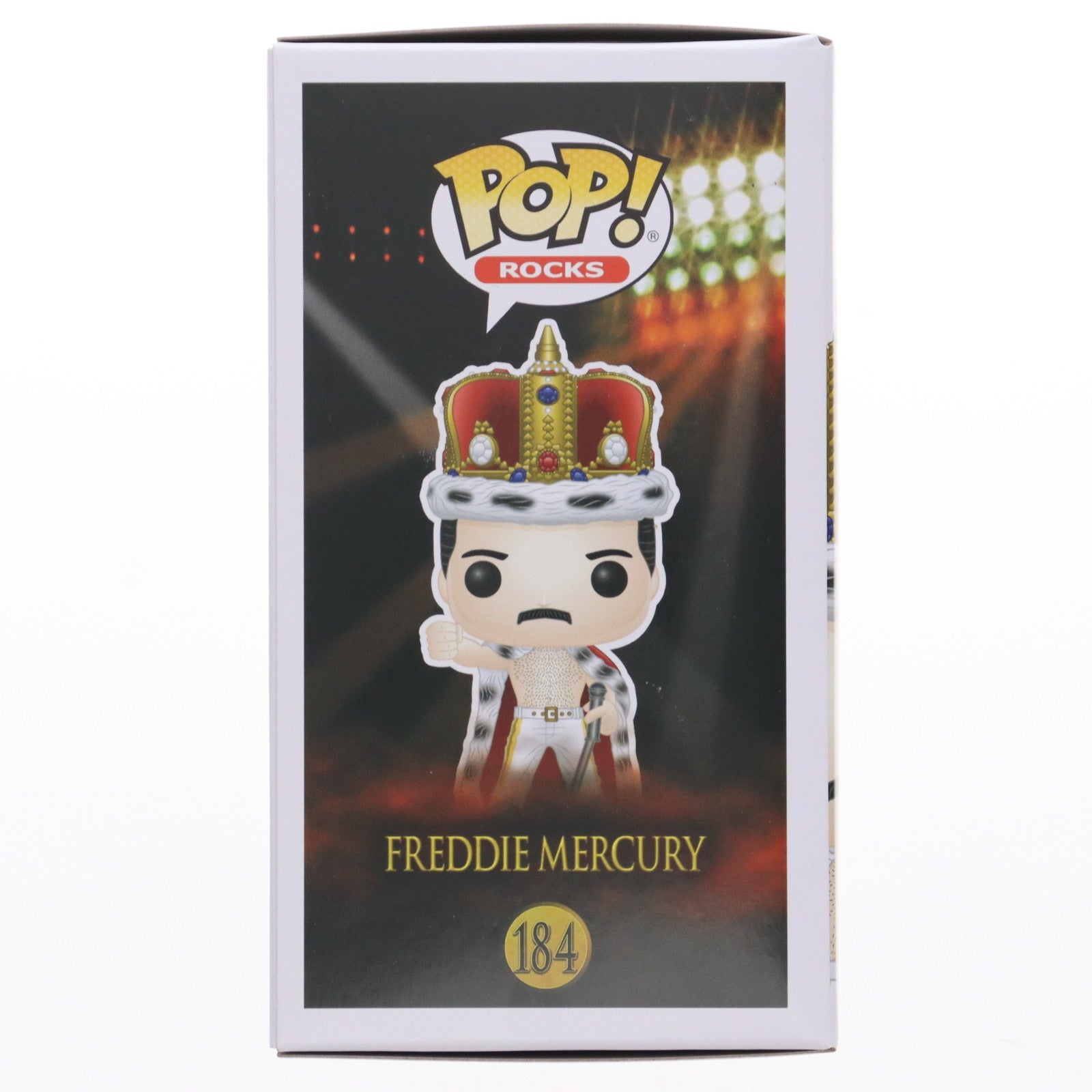 【中古即納】[SFT] POP! ROCKS 184 クィーン フレディ・マーキュリー キングVer. QUEEN(クイーン) 完成品 ソフビフィギュア FUNKO(ファンコ)(20201231)