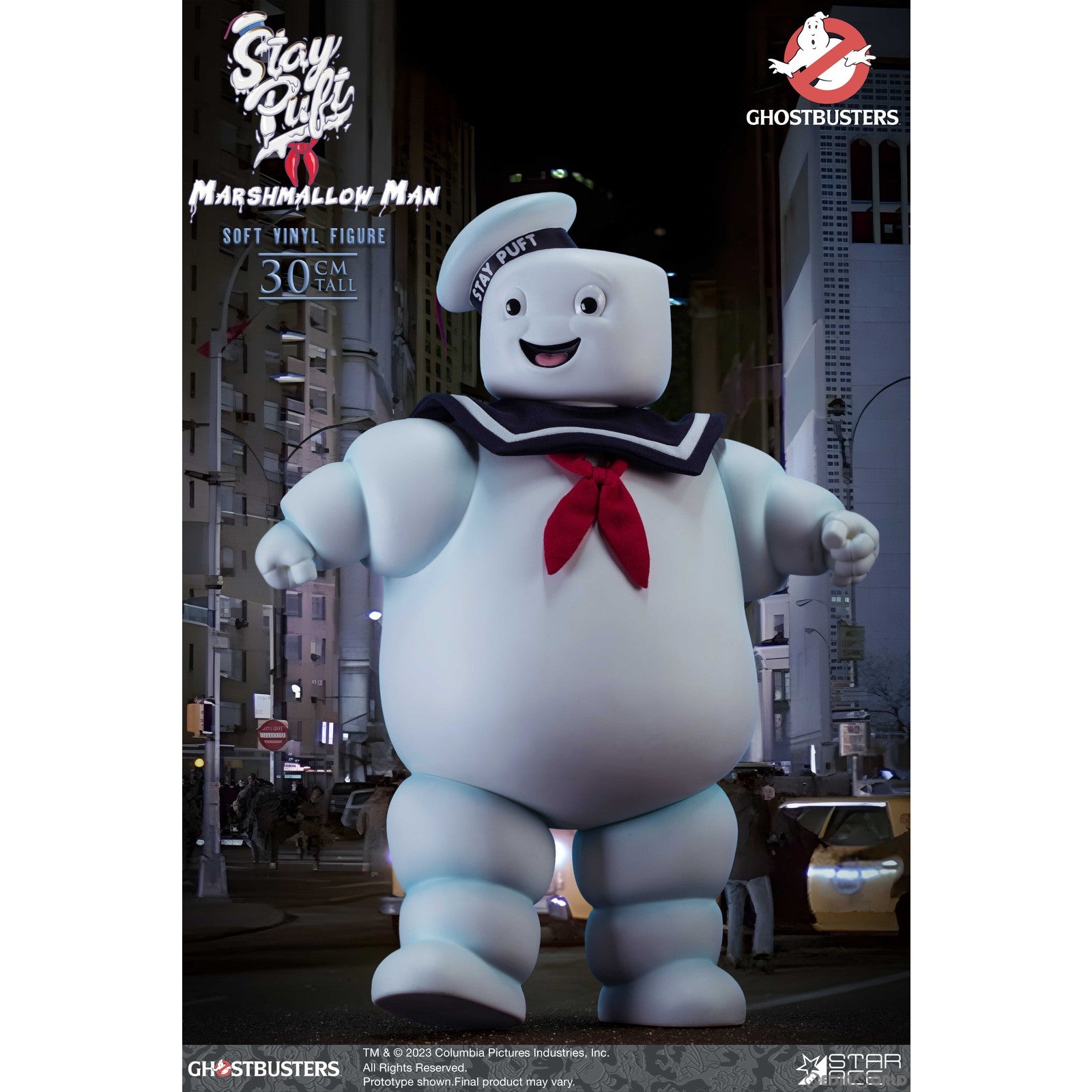 【新品即納】[SFT] ステイパフ マシュマロマン ソフビスタチュー ゴーストバスターズ 完成品 ソフビフィギュア スターエーストイズ/エクスプラス(20240430)