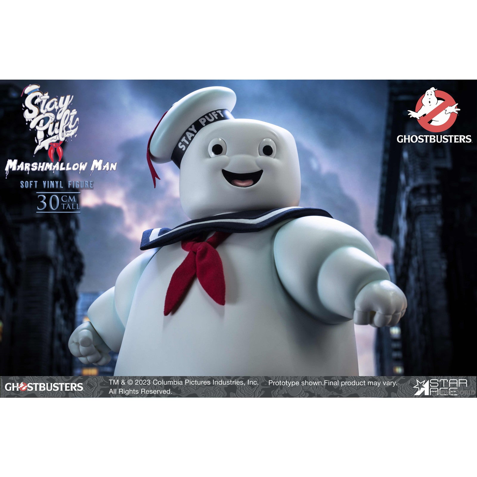 【新品即納】[SFT] ステイパフ マシュマロマン ソフビスタチュー ゴーストバスターズ 完成品 ソフビフィギュア スターエーストイズ/エクスプラス(20240430)