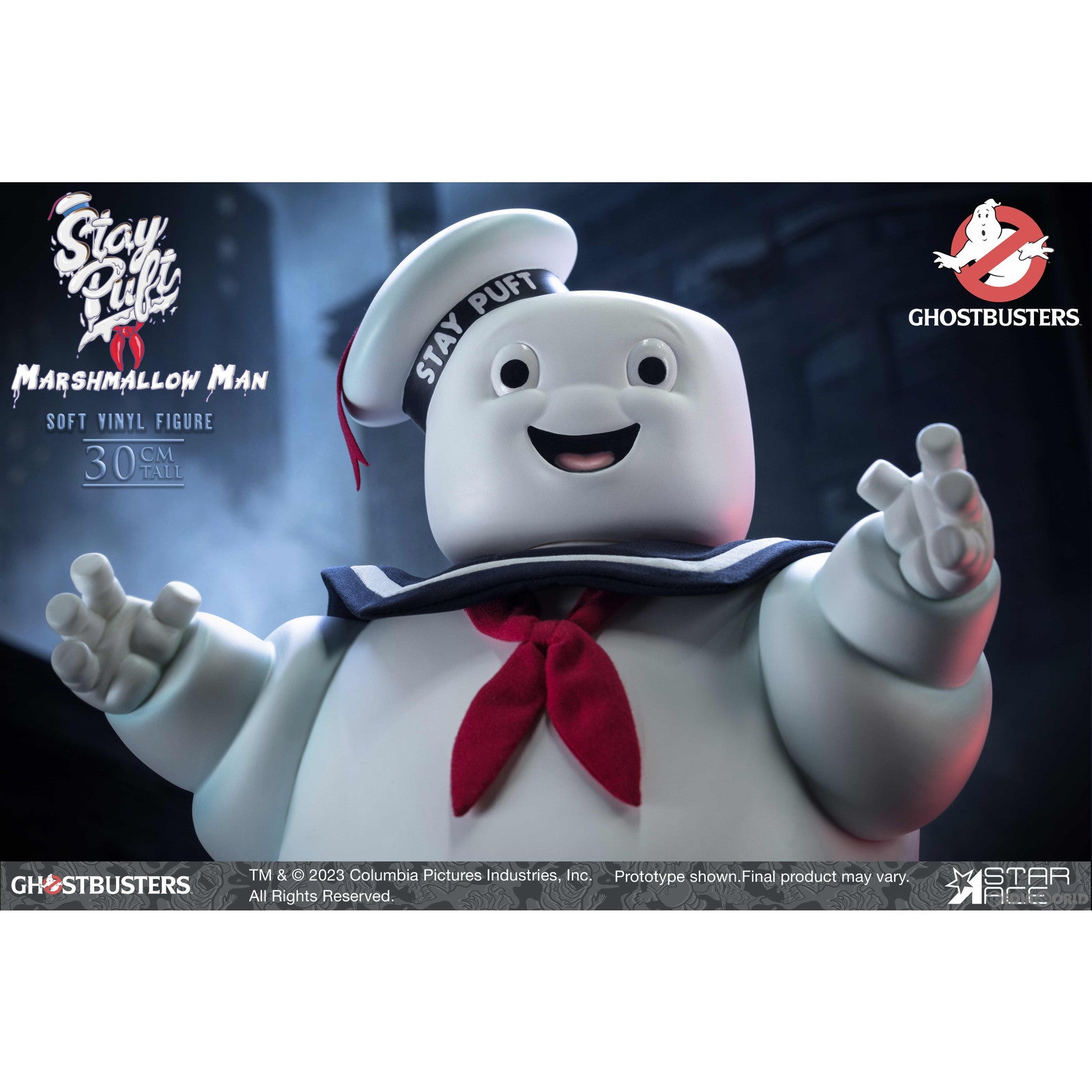 【新品即納】[SFT] ステイパフ マシュマロマン ソフビスタチュー ゴーストバスターズ 完成品 ソフビフィギュア スターエーストイズ/エクスプラス(20240430)