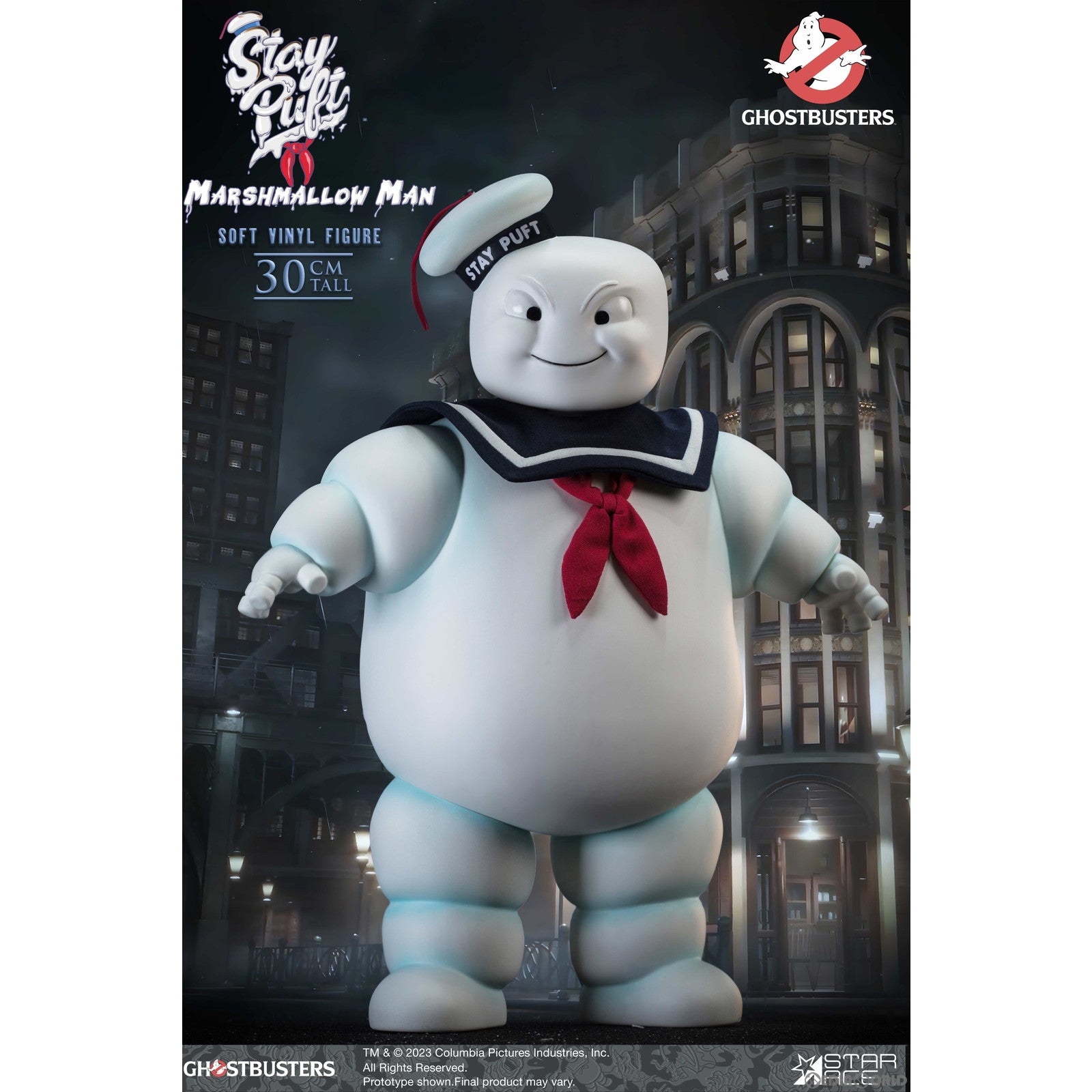【新品即納】[SFT] ステイパフ マシュマロマン ソフビスタチュー デラックスVer. ゴーストバスターズ 完成品 ソフビフィギュア スターエーストイズ/エクスプラス(20240430)