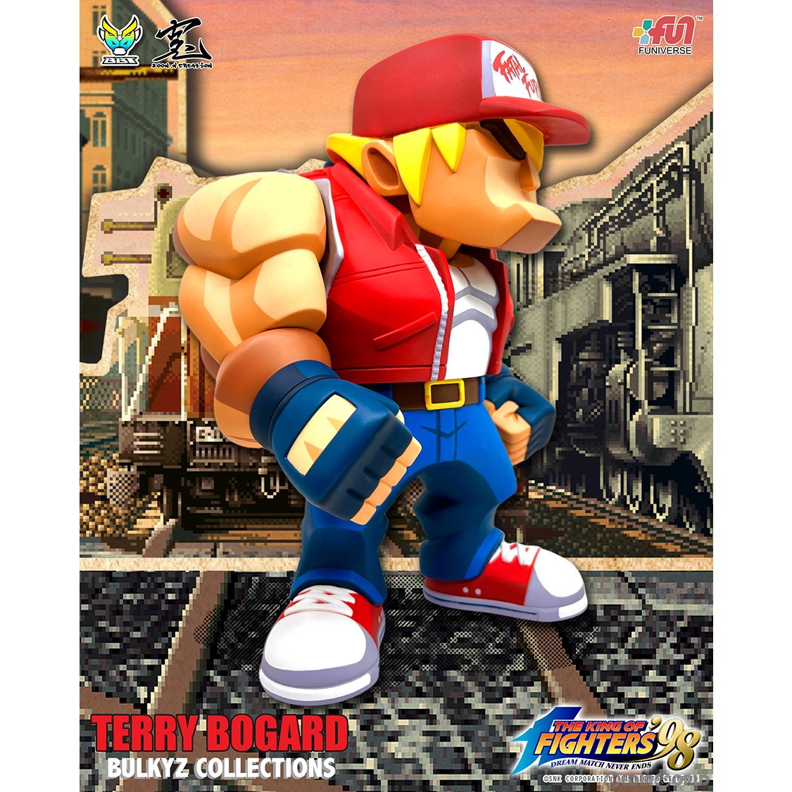 【新品】【お取り寄せ】[SFT] Bulkyz Collections Terry Bogard(テリー・ボガード) THE KING OF FIGHTERS 98(ザ・キング・オブ・ファイターズ98) 完成品 ソフビフィギュア(AX-0295) BigBoysToys(ビッグボーイズトイズ) /アルファマックス(20240531)