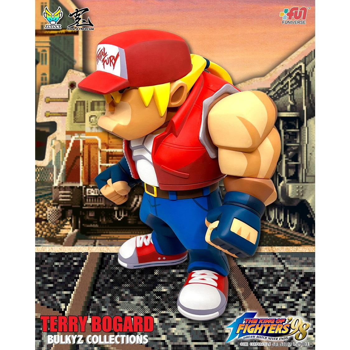 【新品】【お取り寄せ】[SFT] Bulkyz Collections Terry Bogard(テリー・ボガード) THE KING OF FIGHTERS 98(ザ・キング・オブ・ファイターズ98) 完成品 ソフビフィギュア(AX-0295) BigBoysToys(ビッグボーイズトイズ) /アルファマックス(20240531)
